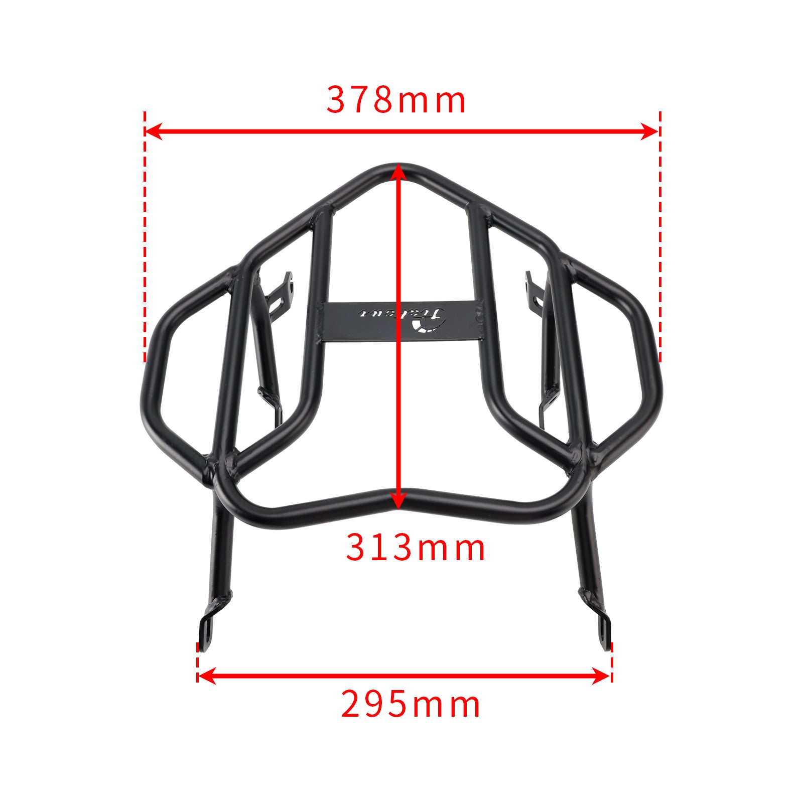 1996 - 2025 Suzuki DR 650 Rear Rack Luggage Cargo Carrier Black