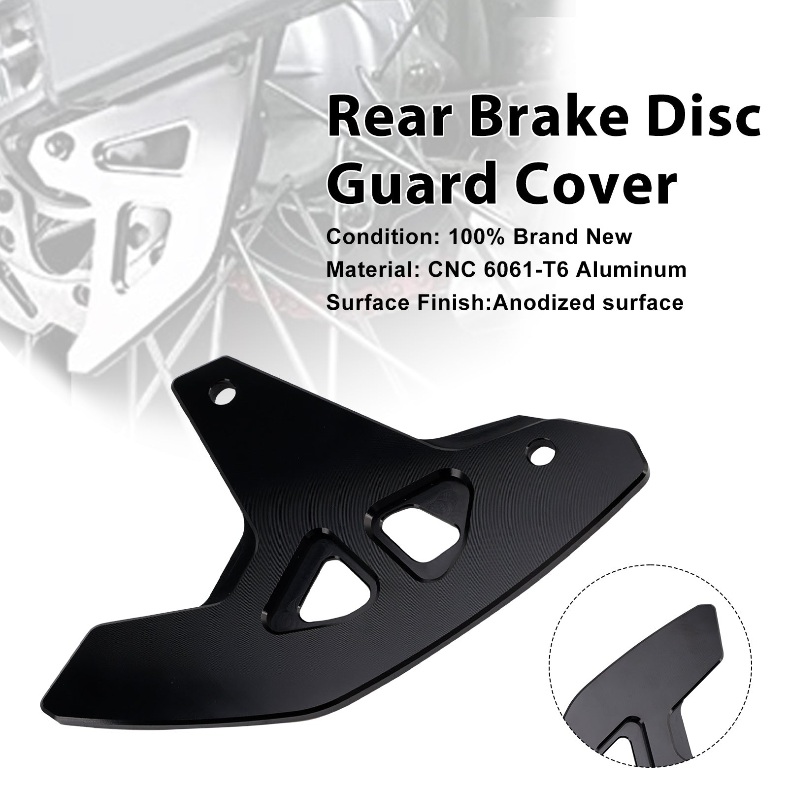 2000-2024 Suzuki DR-Z400SM DRZ400/S/E Rear Brake Disc Guard Cover