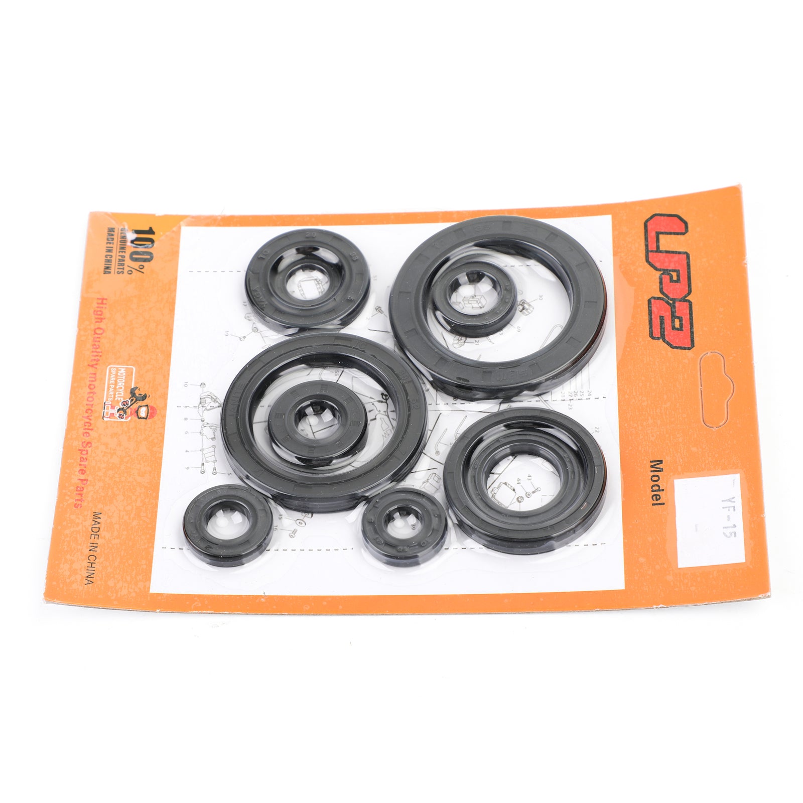 10pcs 02-06 Honda CRF450R Off-Road Complete Engine Oil Seal Crankcase Kit