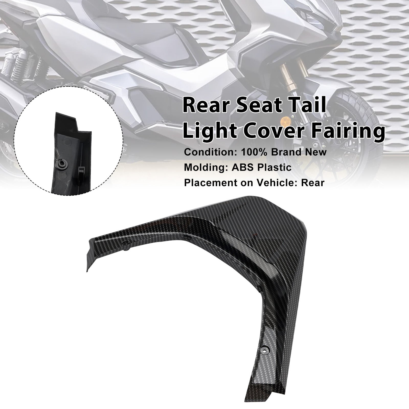 Honda ADV 350 2022-2025 Rear Seat Tail Light Cover Fairing