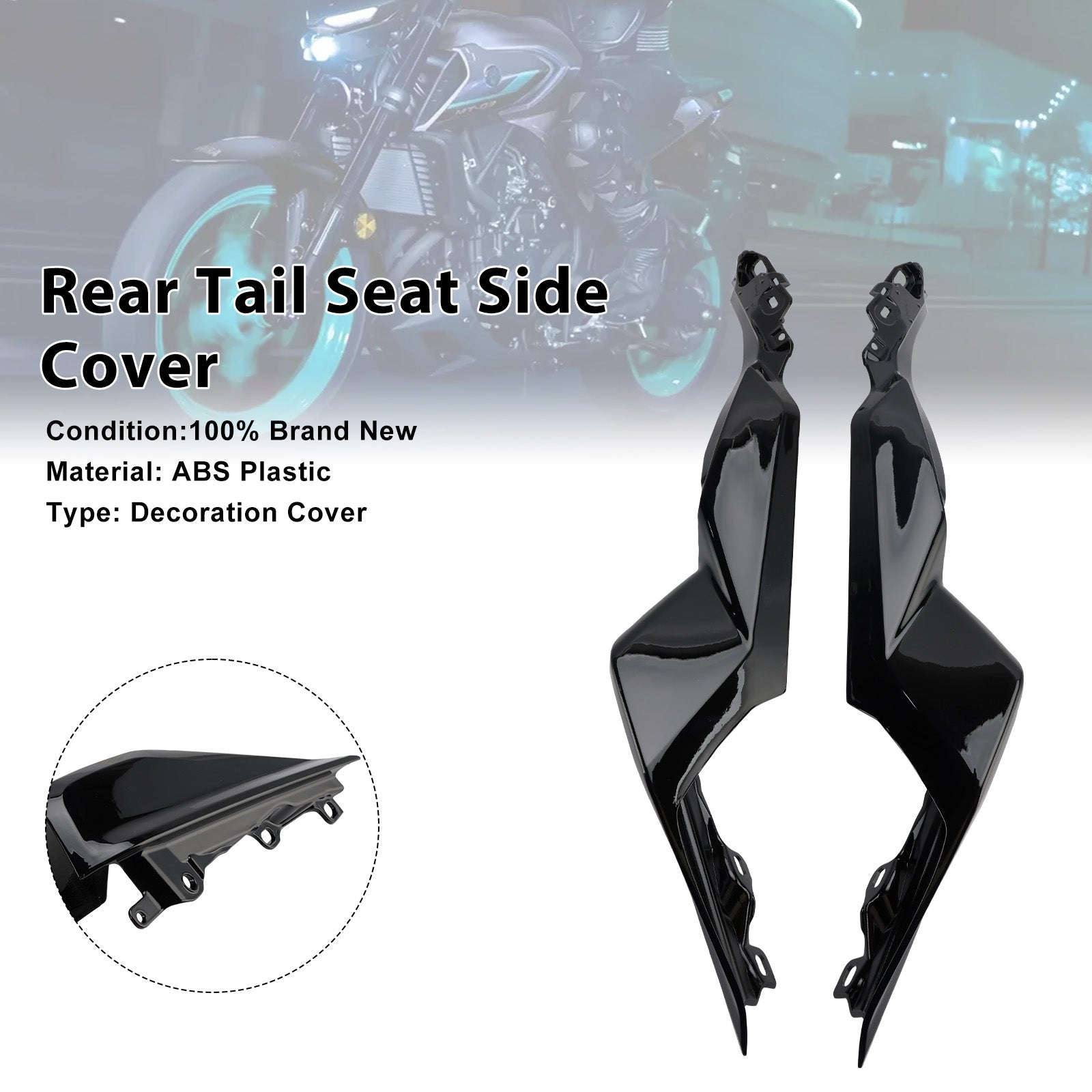 2025-2026 Yamaha YZF-R3 R25 MT-03 Rear Tail Seat Side Cover Fairing