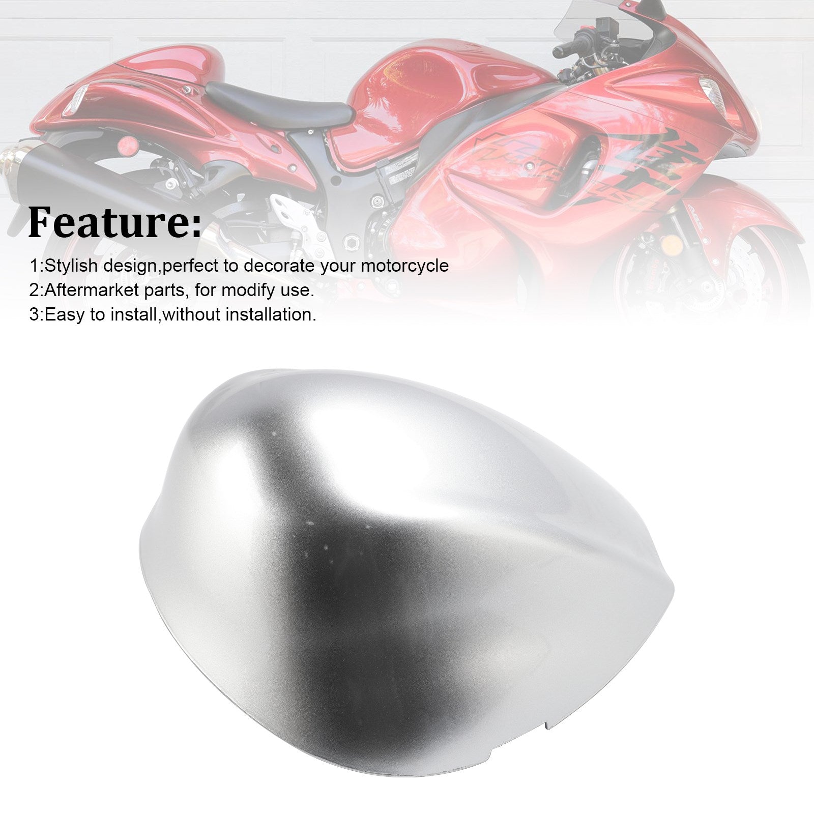 08-20 Suzuki GSX1300R GSX-R1300 Hayabusa Copertura carenatura sedile posteriore