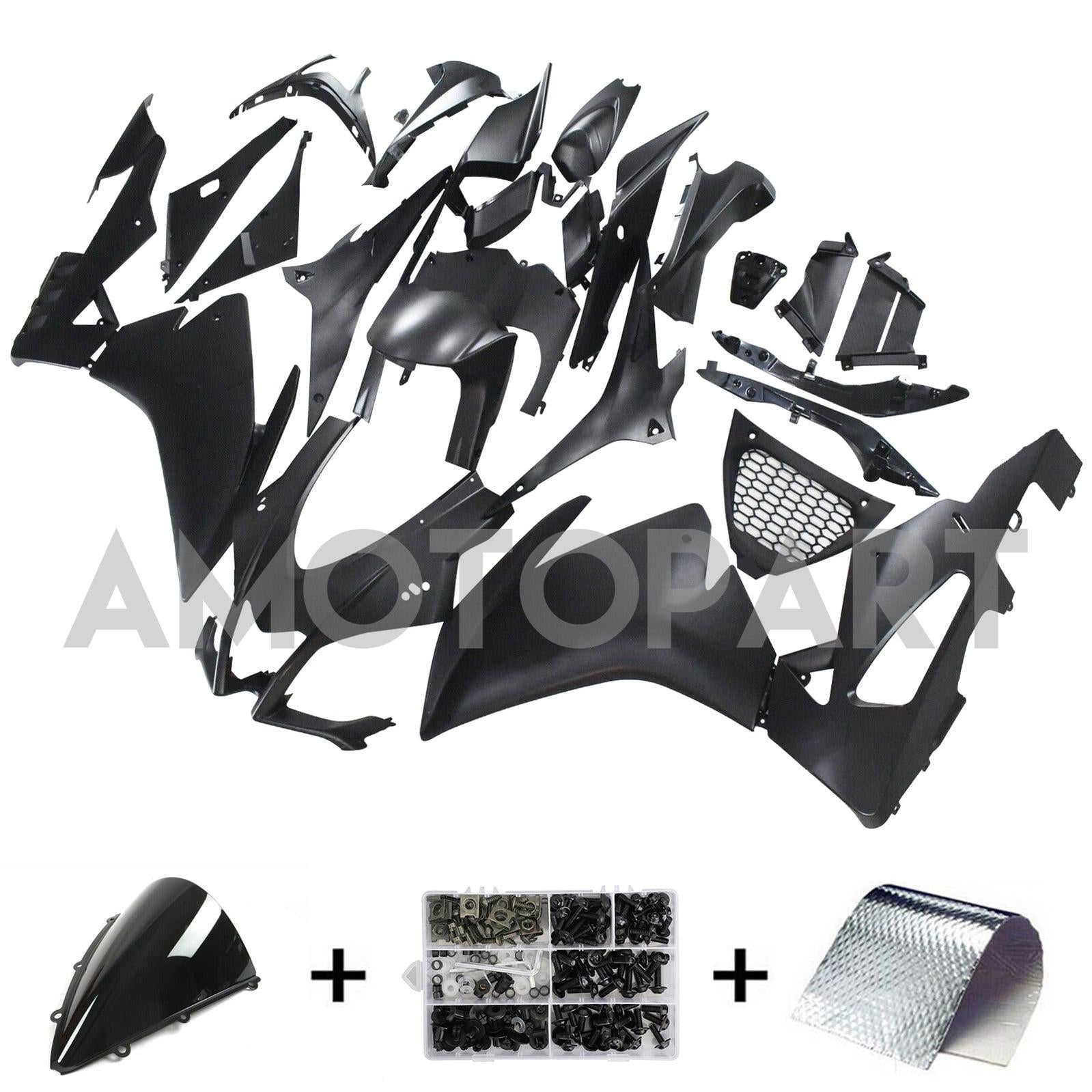 Amotopart Aprilia 2016-2020 RSV4 1000 Matte Black Fairing Kit