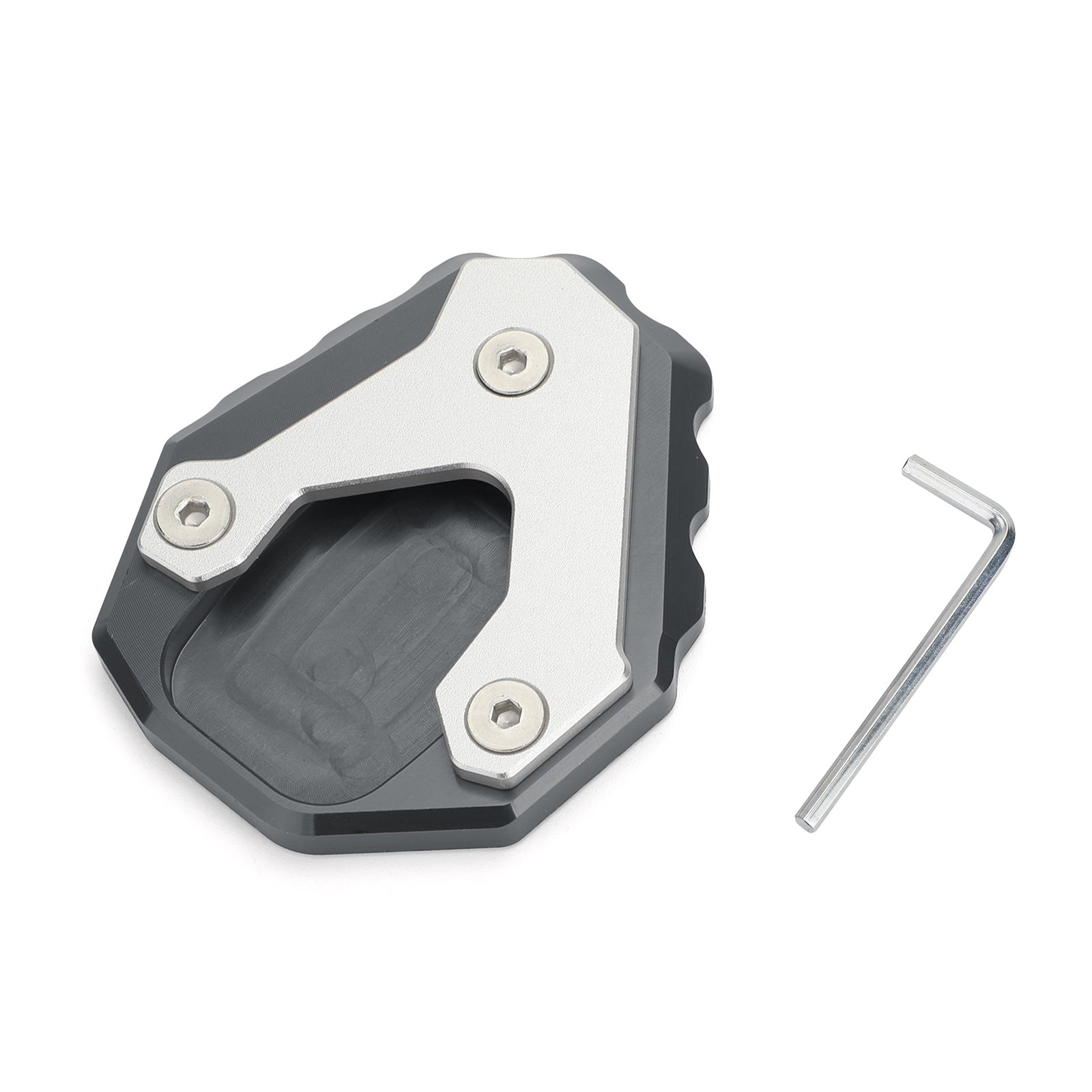 Side Stand Extension Kickstand Enlarger Plate For HONDA CB500X 2019 Titanium