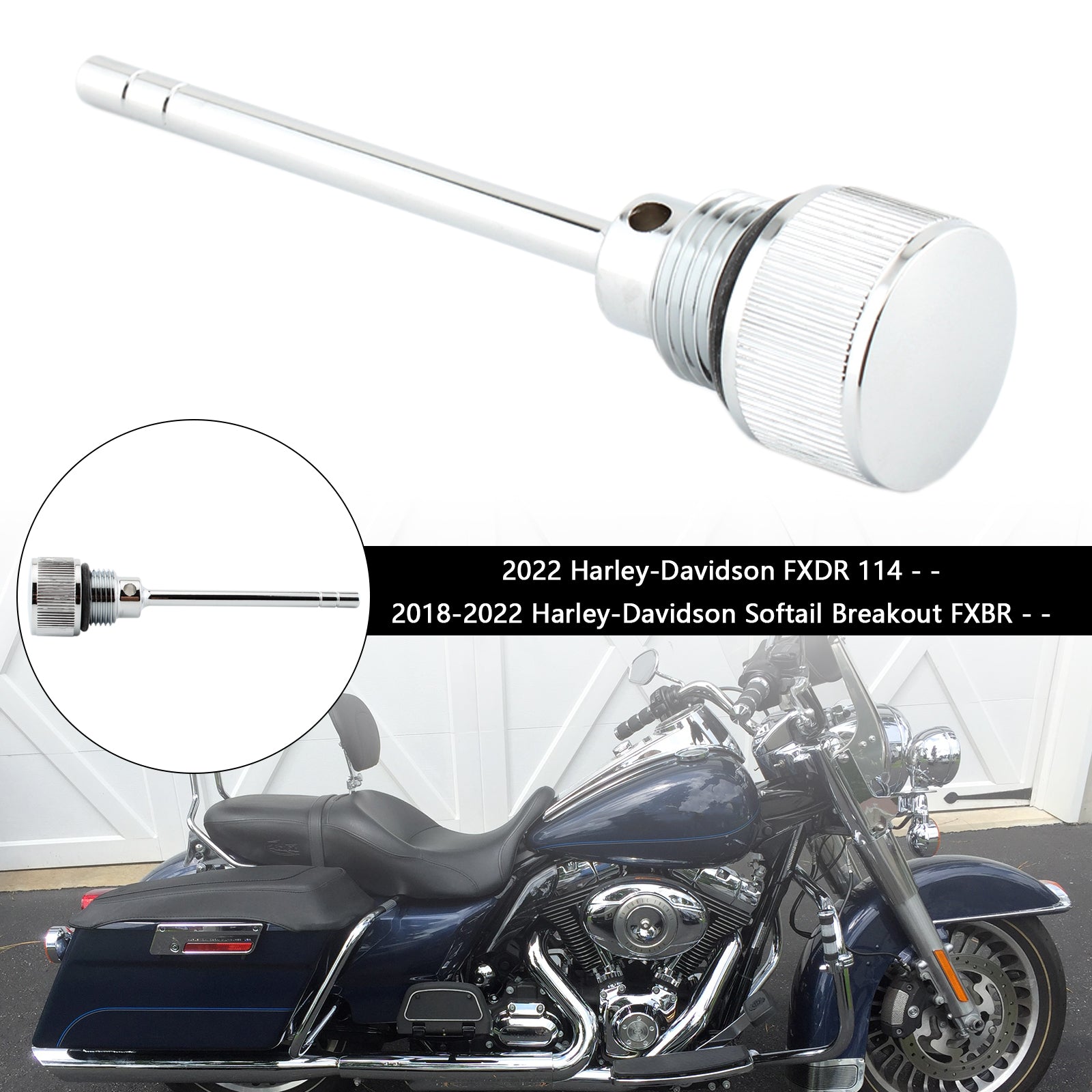 07-19 Softail Road Glide 1105-0022 Oil Dipstick Tank Cap Plug