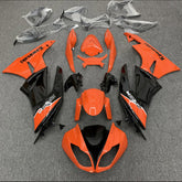 Amotopart Kawasaki 2009-2012 ZX6R 636 Rosso e Nero Style1 Kit carena