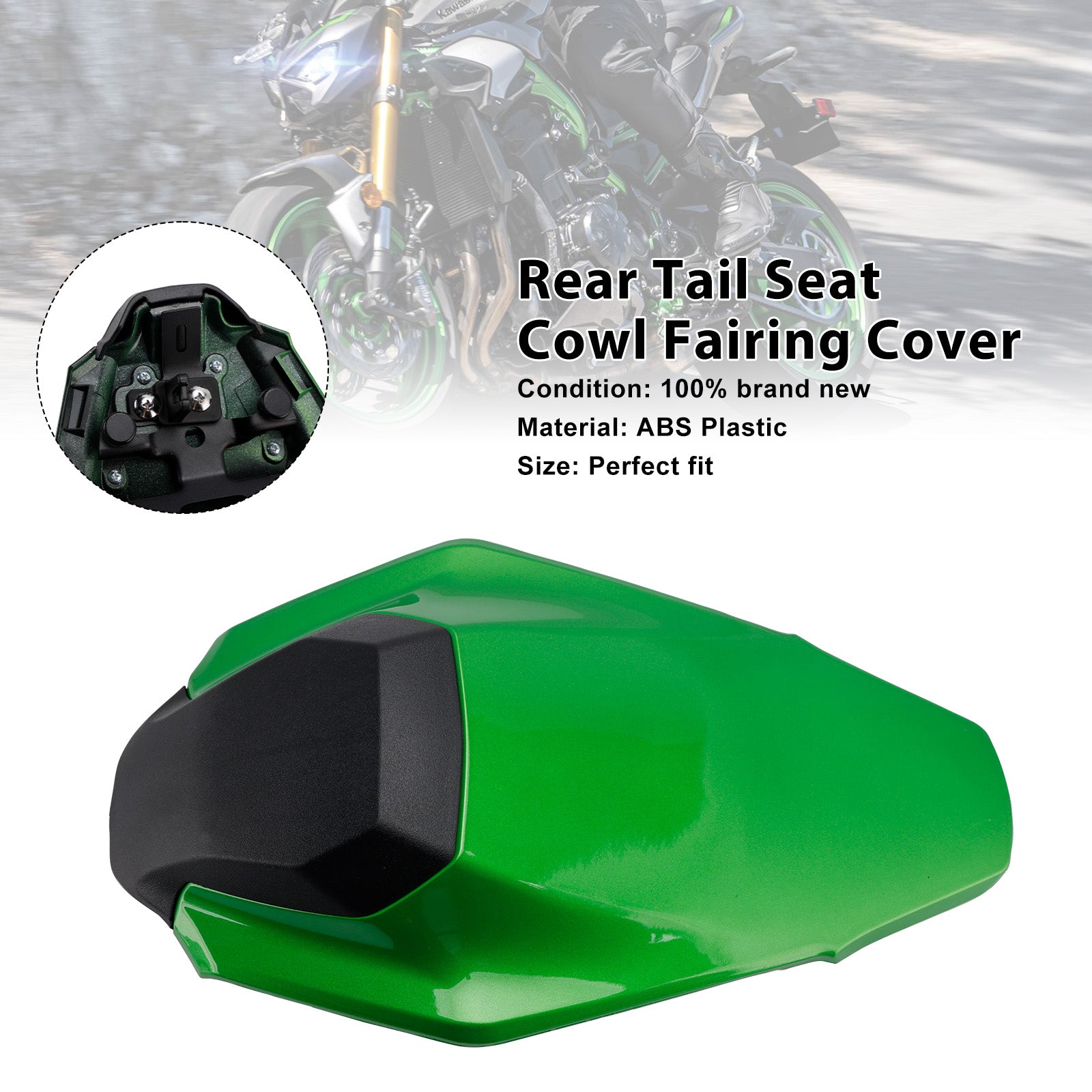 Kawasaki Z900 Z900SE 2025-2026 Couvercle de carénage de capot de siège arrière