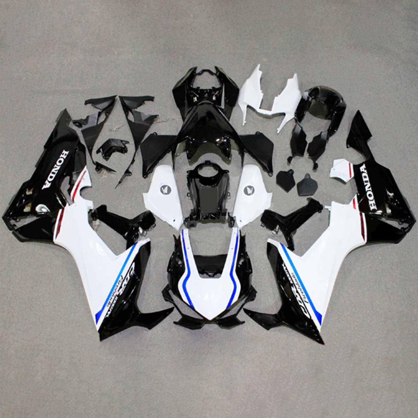 Amotopart 2017-2023 Honda CBR1000RR Fairing White&Black Kit