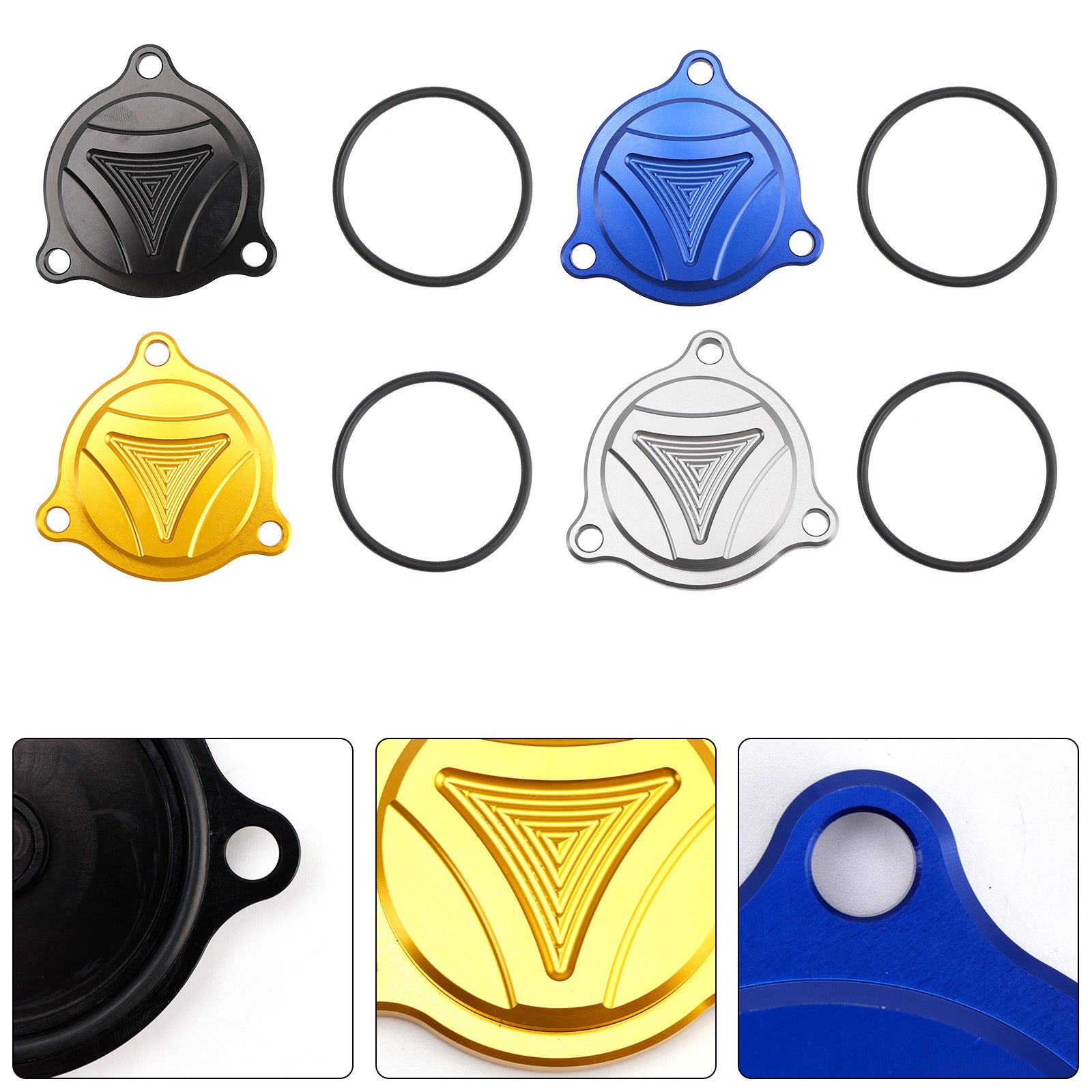 Suzuki Burgmann UH 125 150 200 DR-Z 400 E S SMCNC Oil Filter Cover