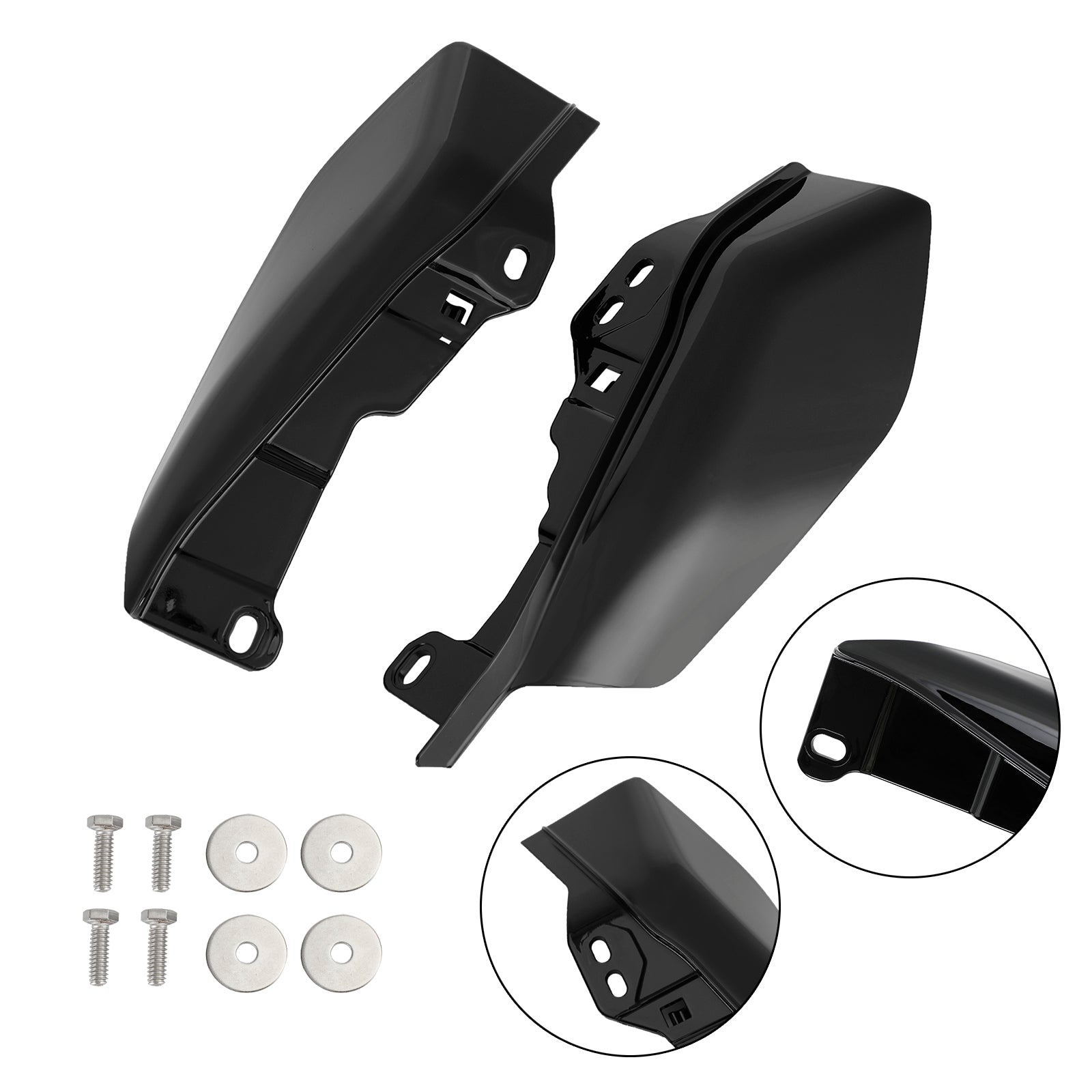 17-20 Street Glide Road King Road Glide Mid-Frame Air Heat Deflector