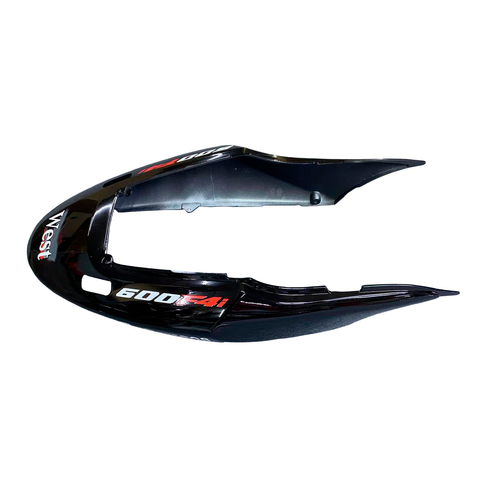 Amotopart 2004-2007 Honda CBR600 F4i Black White Fairing Kit