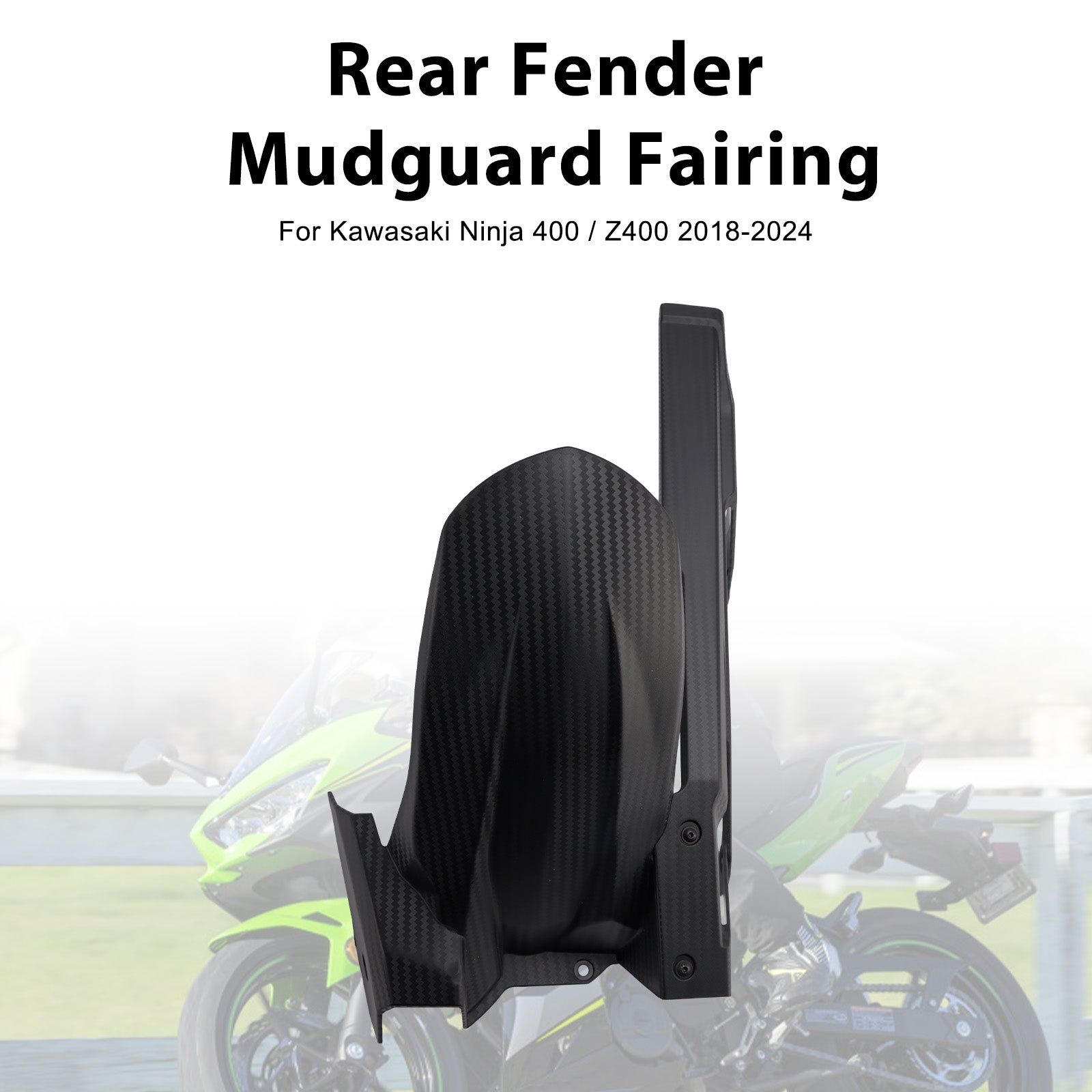 2018+ Kawasaki Ninja 400 Z400 Ninja 500 Z500 Heckfenderverkleidung