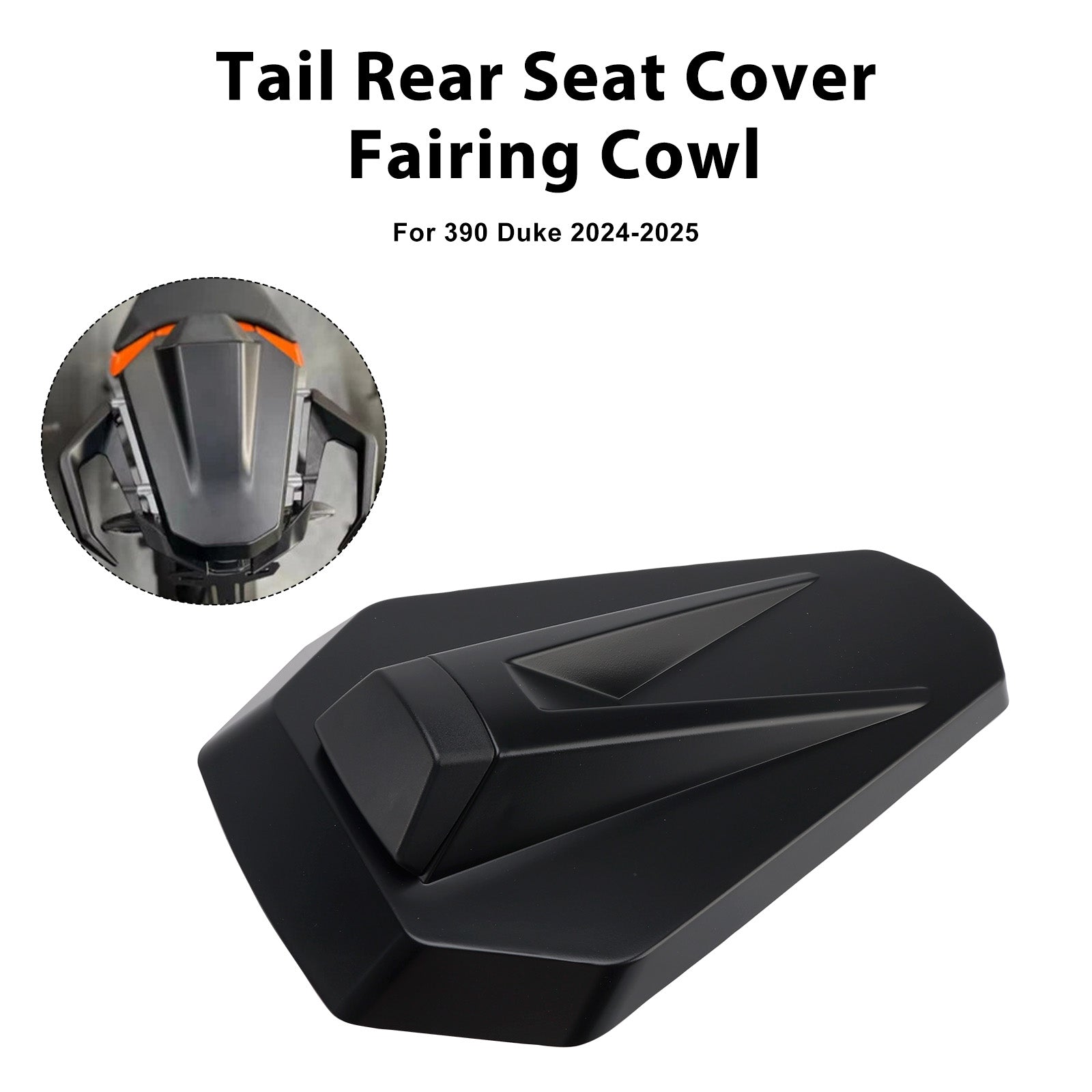 2024-2025 390 DukeTail Rear Seat Cover Fairing Cowl