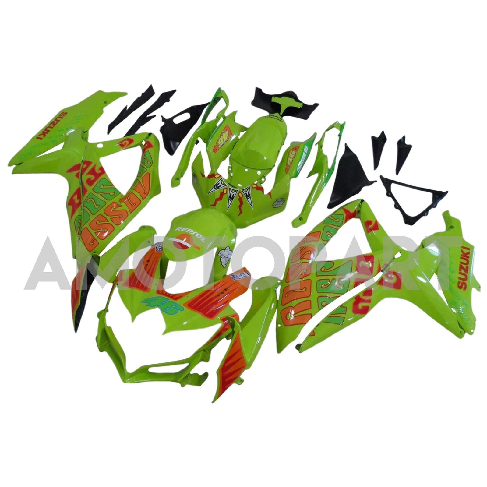 Amotopart 2008-2010 Suzuki GSXR 600/750 Collection de kit de carénage
