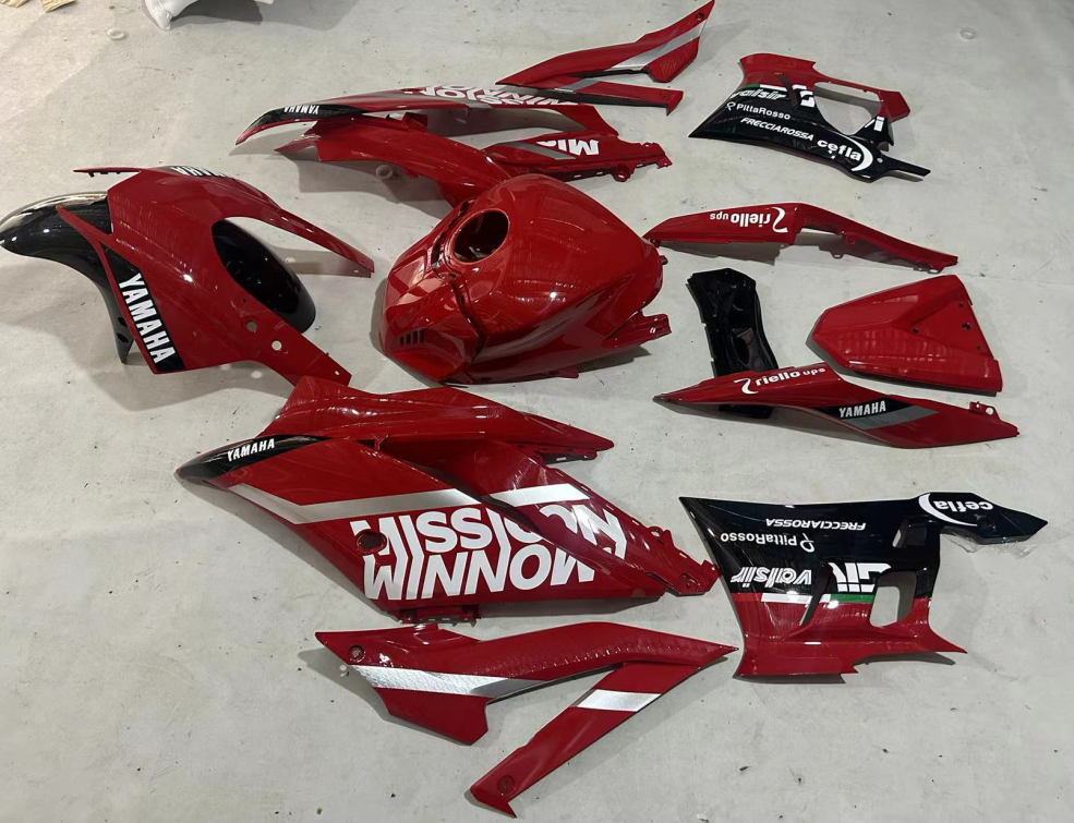 Amotopart 2019-2021 Yamaha YZF R3 R25 Red Fairing Kit