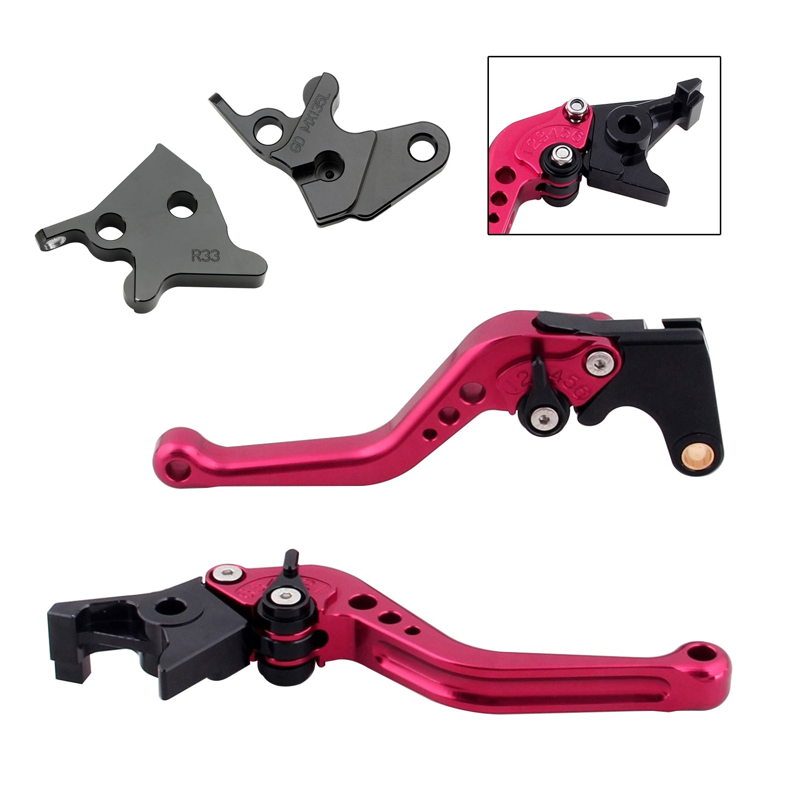 Yamaha YBR125 2005-2014 Nouveau levier de frein à embrayage court