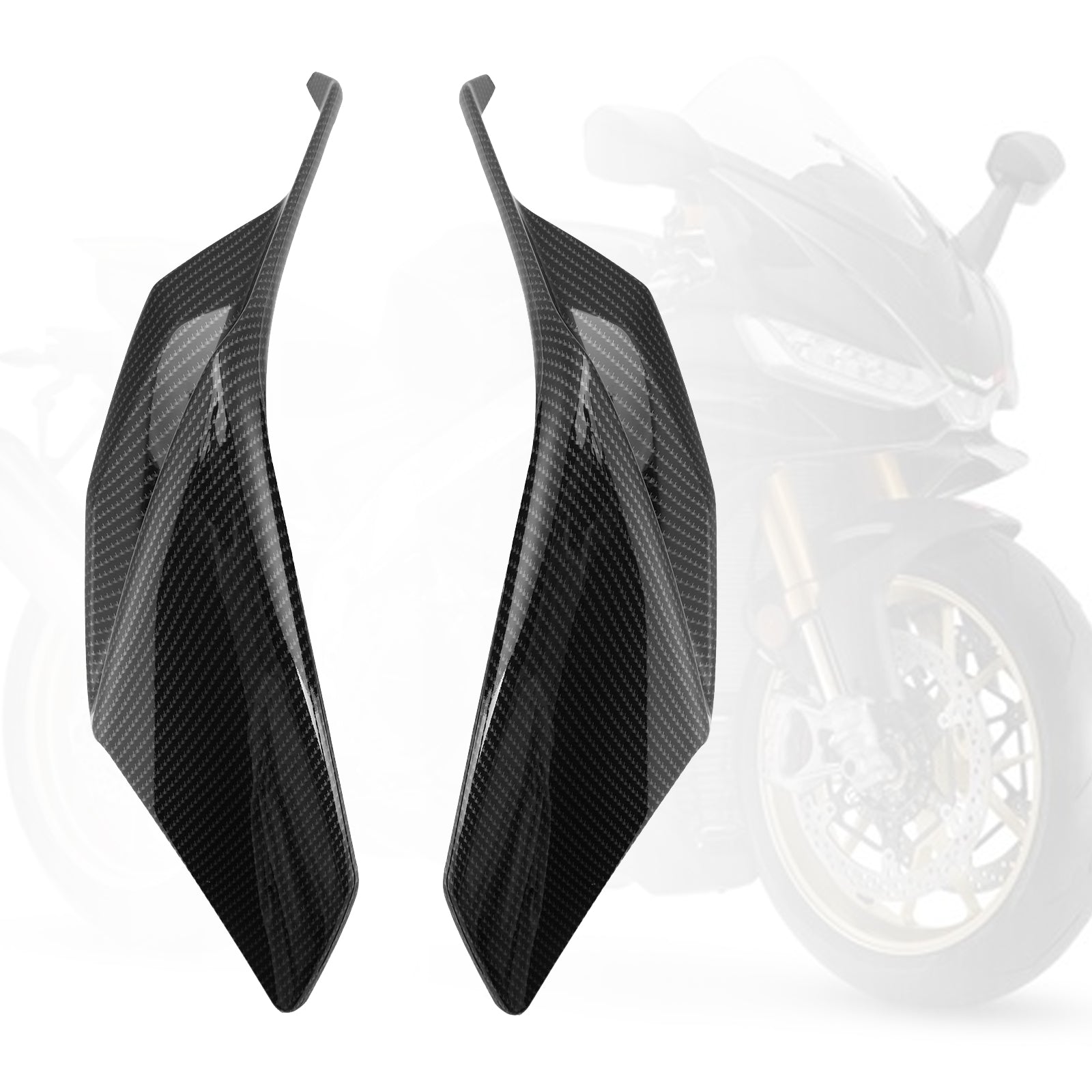 2021-2024 Aprilia RSV4 Air Deflector Spoiler côté camegage Kit Kit Kit