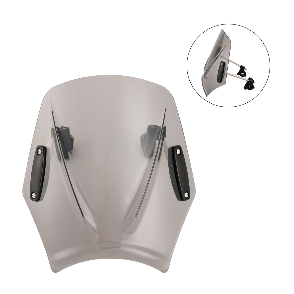 Motorrad mit 22 mm/7/8 Zoll Lenker Windschutzscheibe Windschutzscheibe Universal