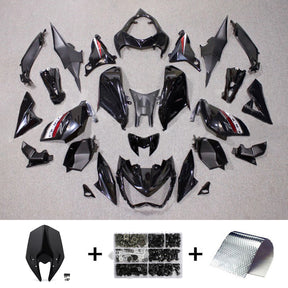 Kit carenatura Amotopart 2013-2018 Kawasaki Z800 nero e rosso