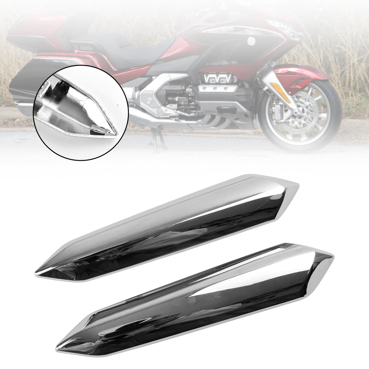 2018-2022 Honda Goldwing GL1800 Windshield Windscreen Strut Covers