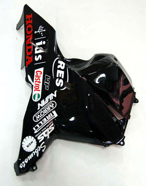 Amotopart 2009-2012 Kit carena Honda CBR600RR verde e bianco Style2