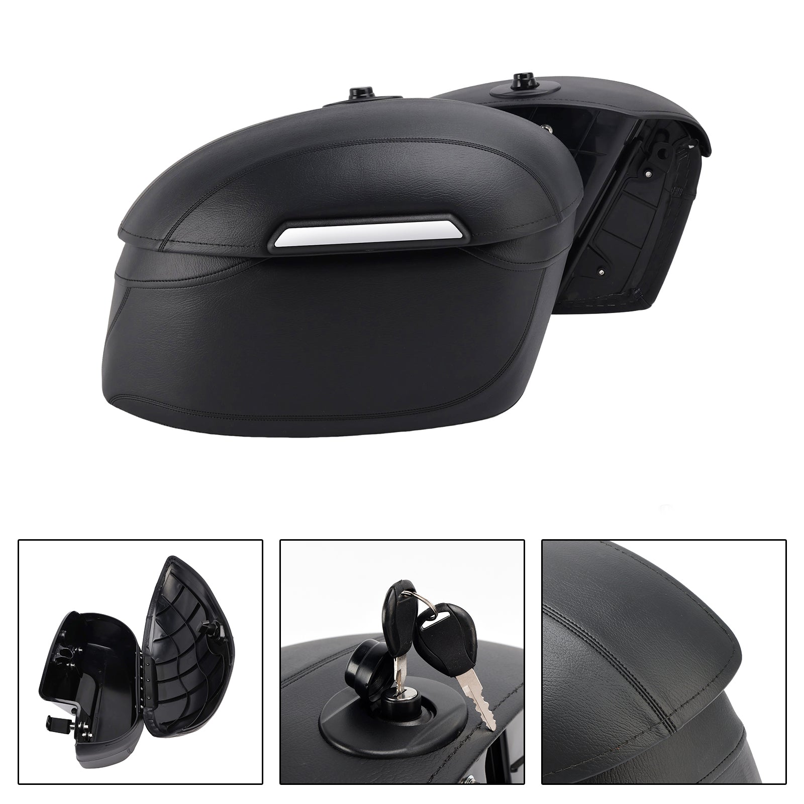 04-25 Sportster 883 1200 X48 Side Saddle Bag Mounting Bracket Black