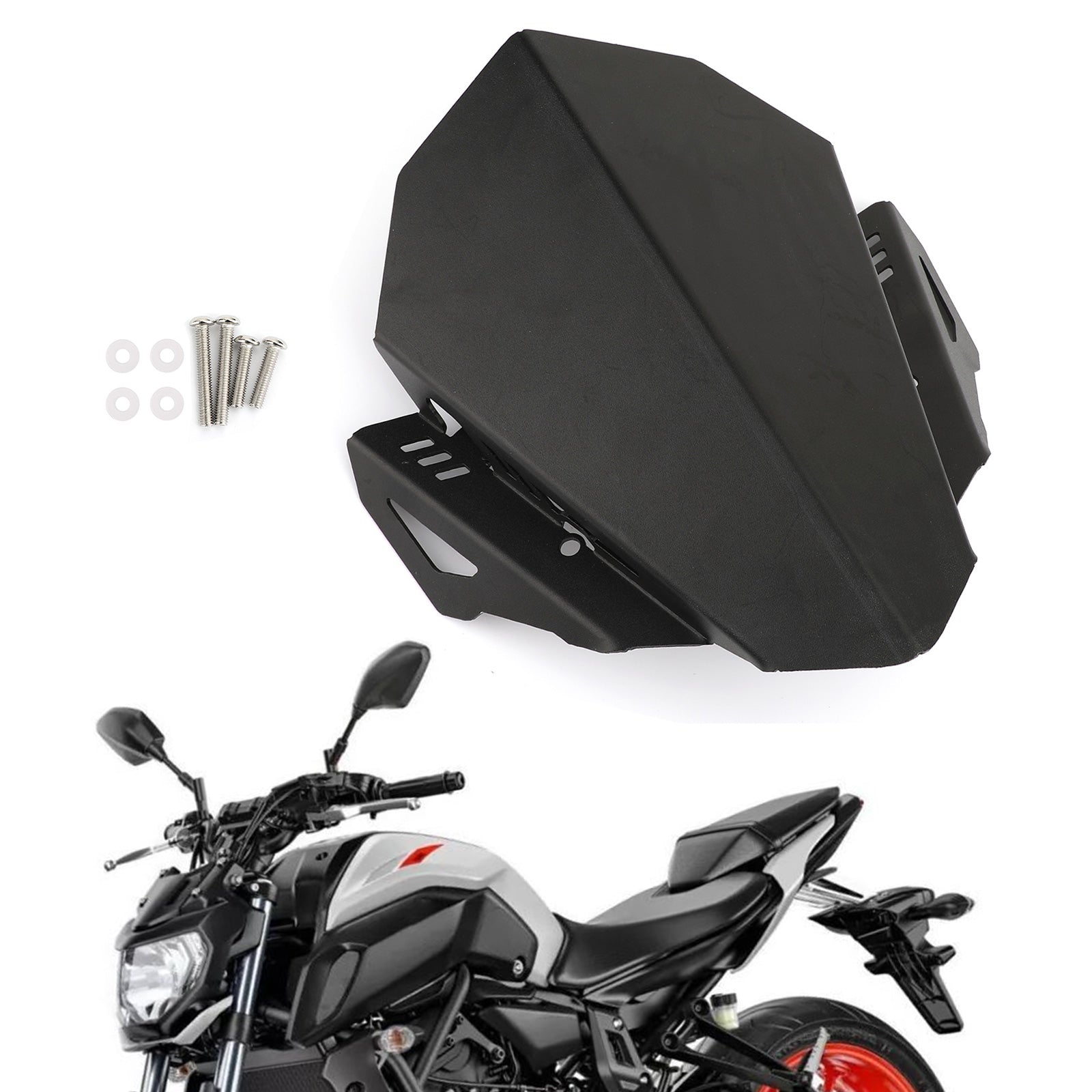 2019 Yamaha MT-07 FZ-07 Aluminum Windshield