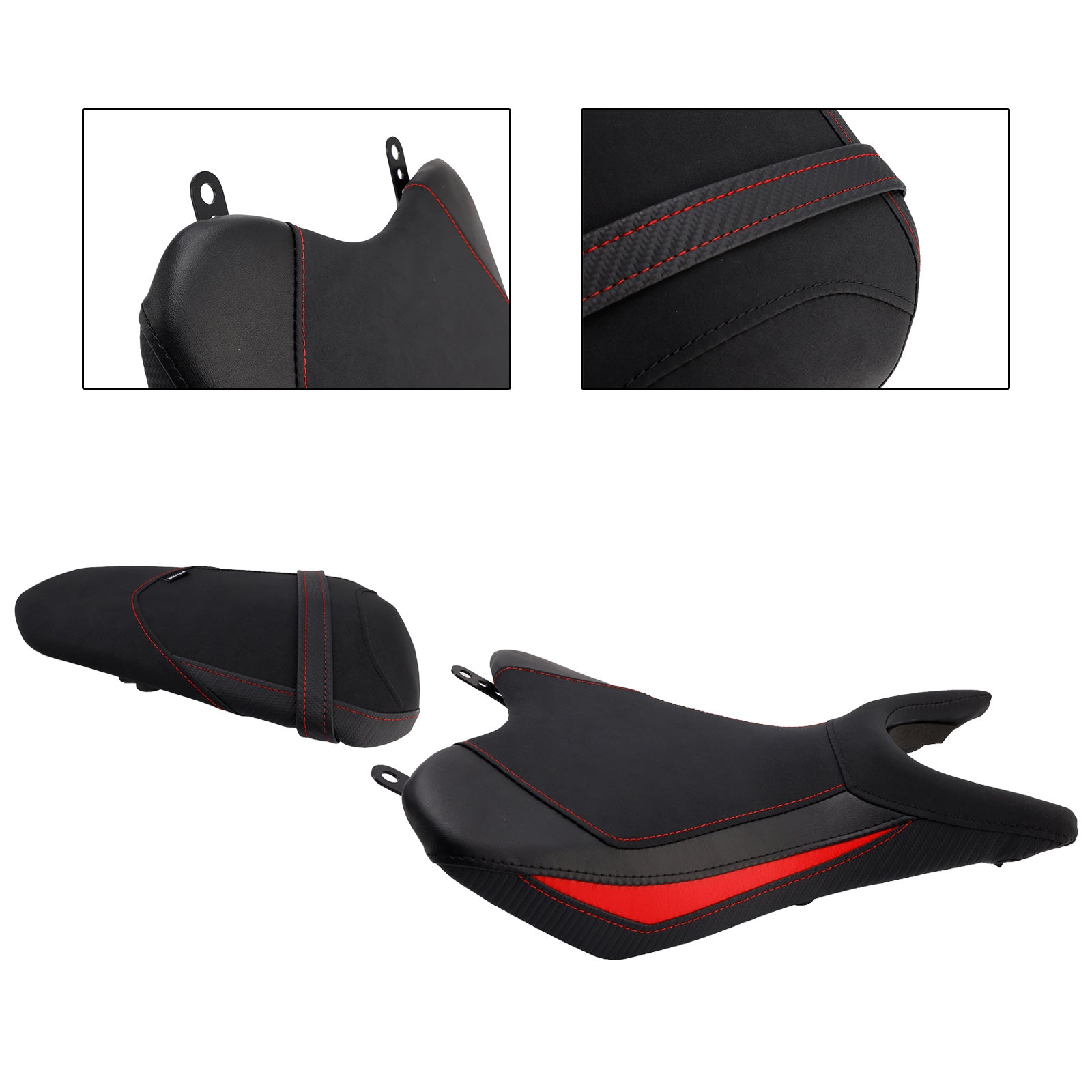 25 Yamaha Yzf-R3 Mt-03 Lower Front W/ Rear Seat Driver Pillion Red