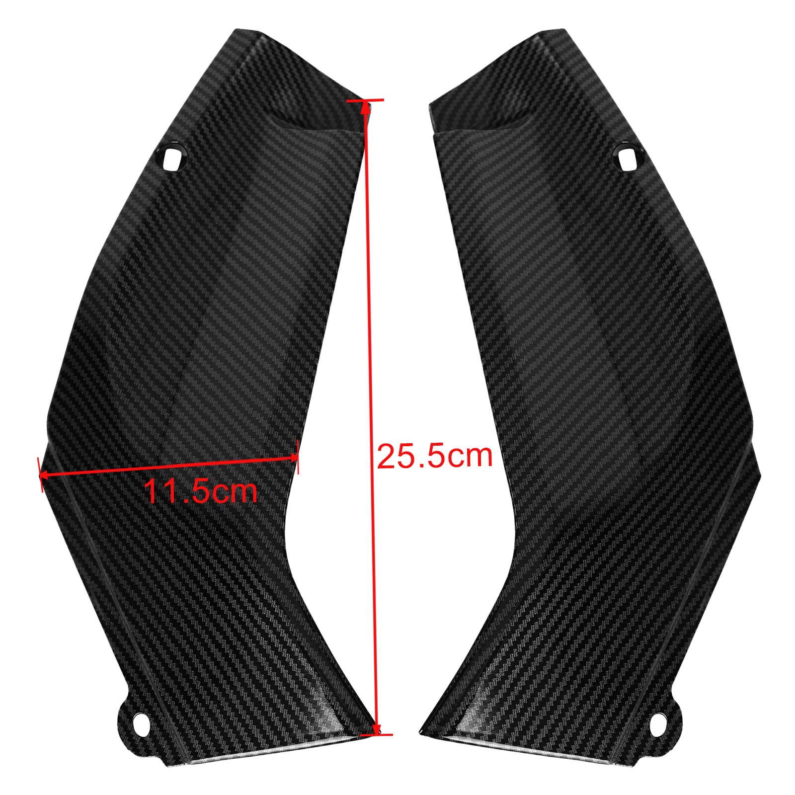 98-01 Yamaha YZF R1 Gas Tank Side Trim Cover Panel Fairing Cowl Carbon