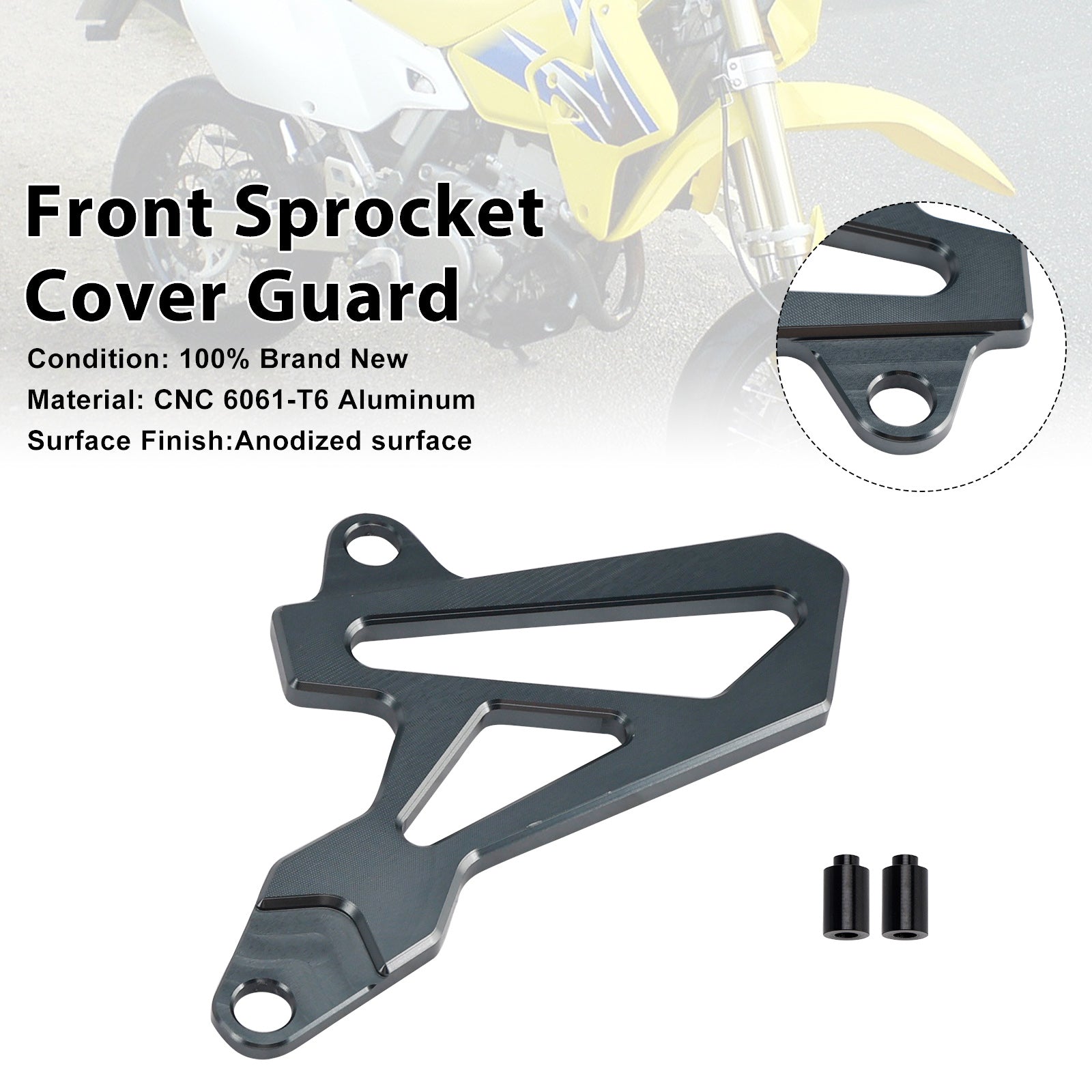 2000-2024 Suzuki DR-Z400SM DRZ400/S/E Front Sprocket Cover Guard