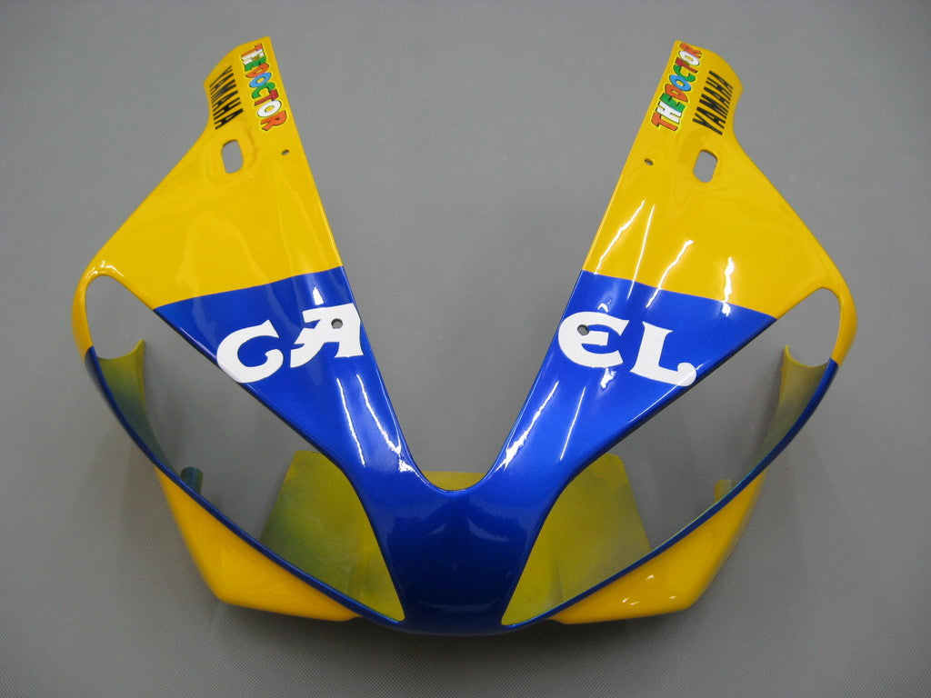 Amotopart 2000-2001 Yamaha YZF 1000 R1 Blue&Yellow Fairing Kit