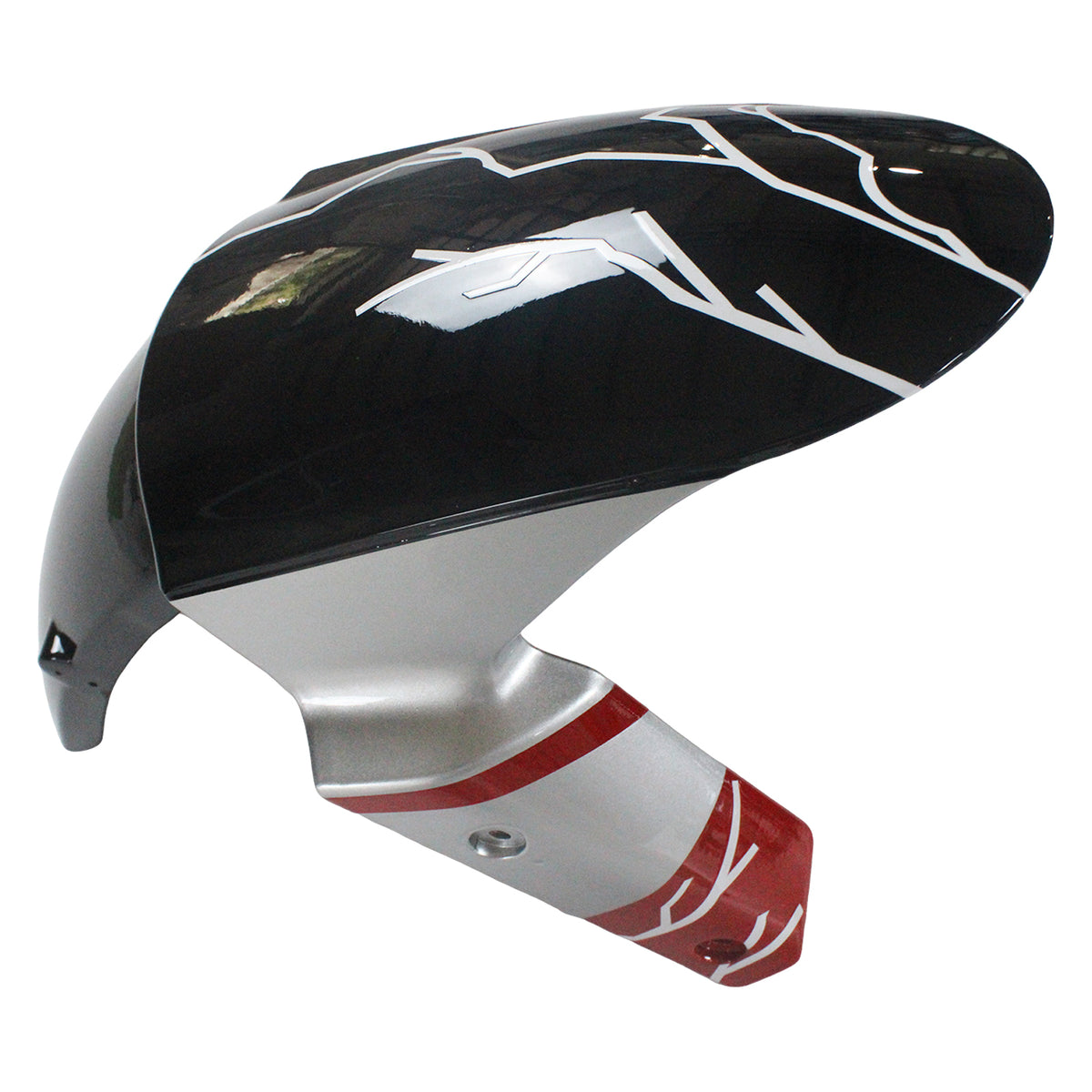 Amotopart 2009-2012 Kawasaki ZX-6R 636 Gray White Red Black Fairing Kit