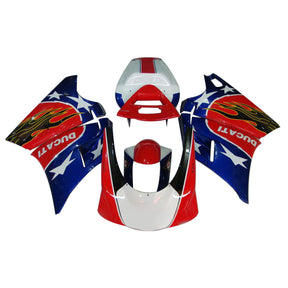 Amotopart Ducati 996 748 1996-2002 Red&Blue Style2 Fairing Kit