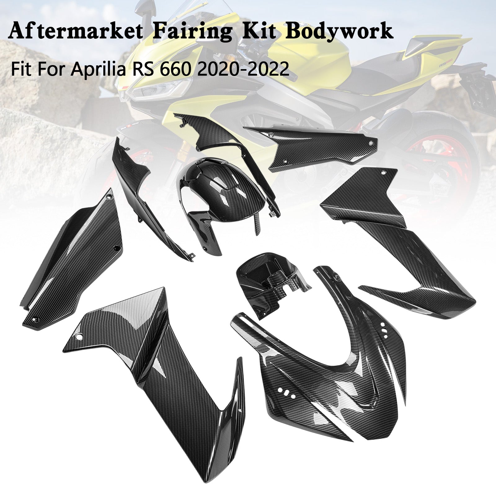 Amotopart (2020-2024) Aprilia RS 660 Fairing Kit Collection