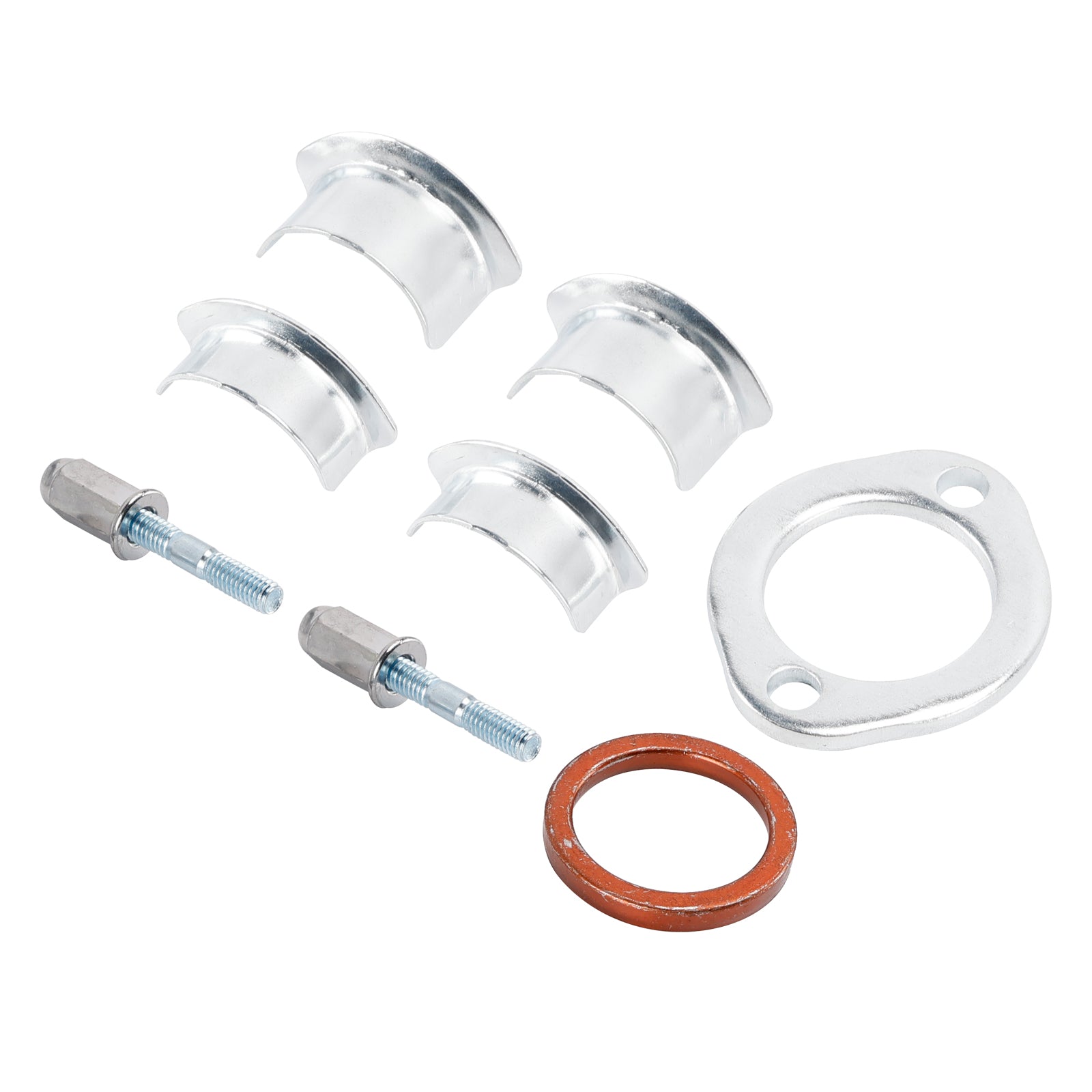 Honda Cb125 Xl125 Cg125 Exhaust Flange Studs Nuts Gasket Collets Kit