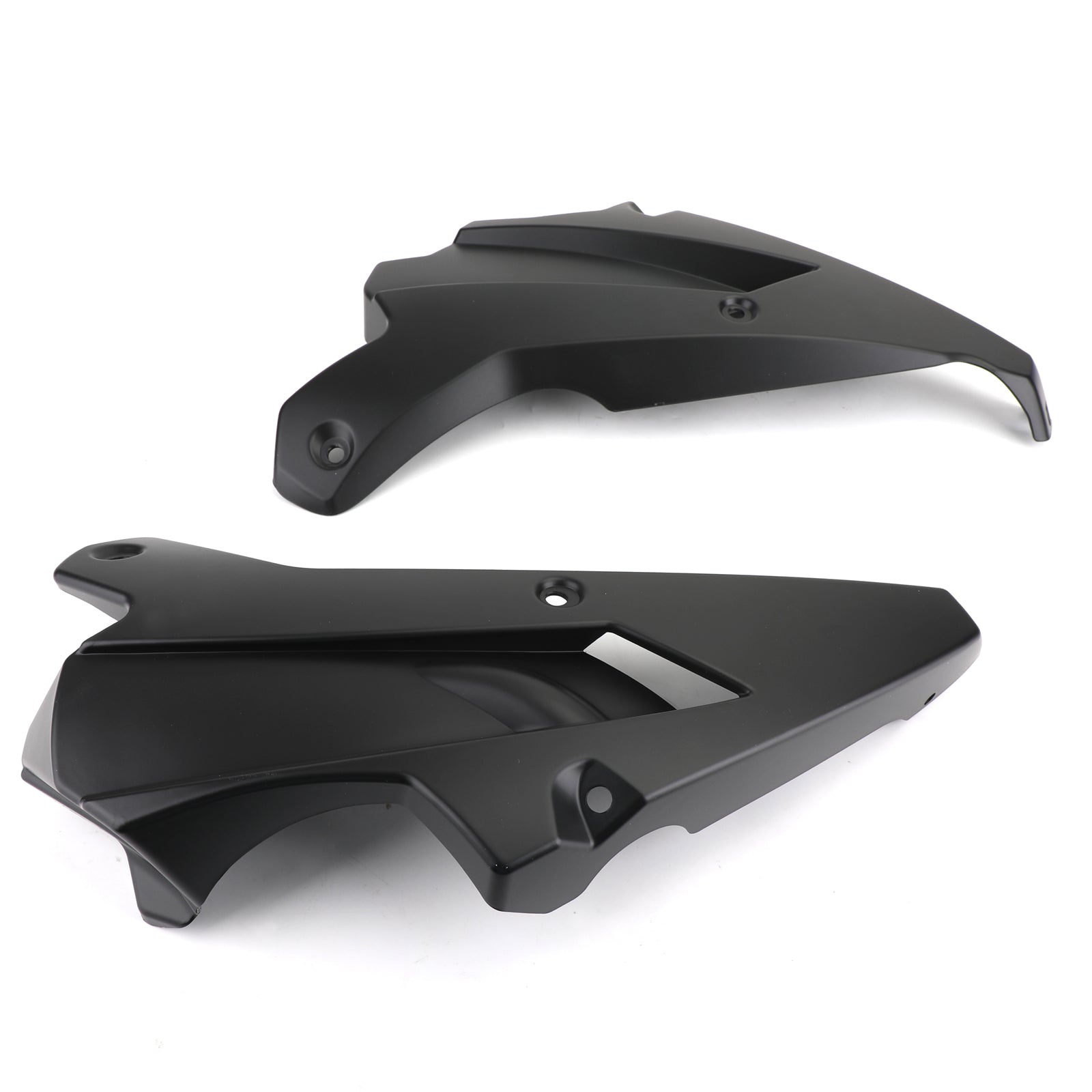 17-19 Kawasaki Z900 Side Lower Fairing Panel Cover Black