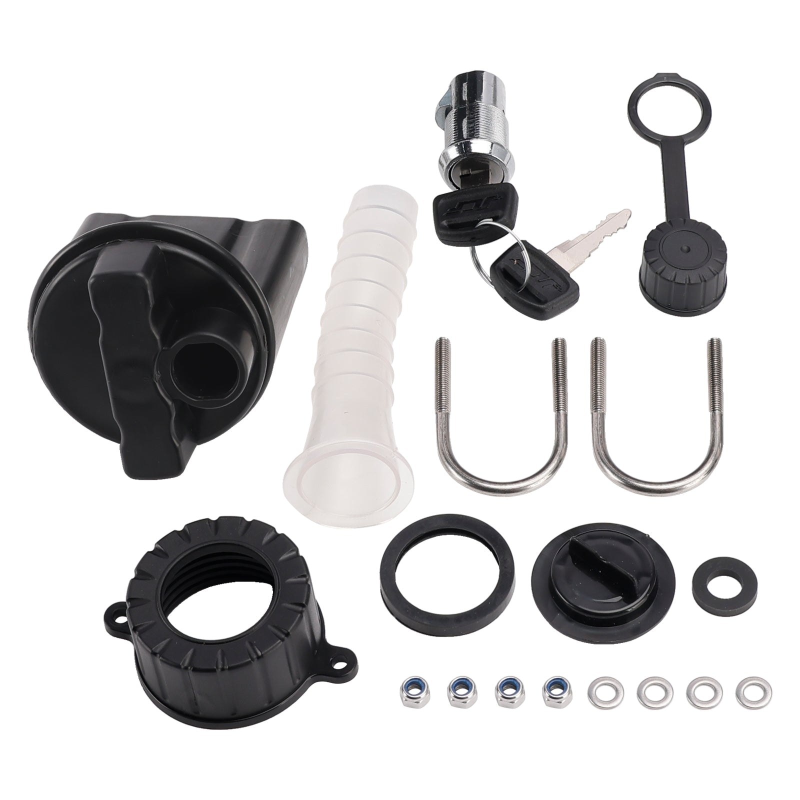 Honda CL300 CL500 3L sort plastik Jerry Can Reservebrændstoftank