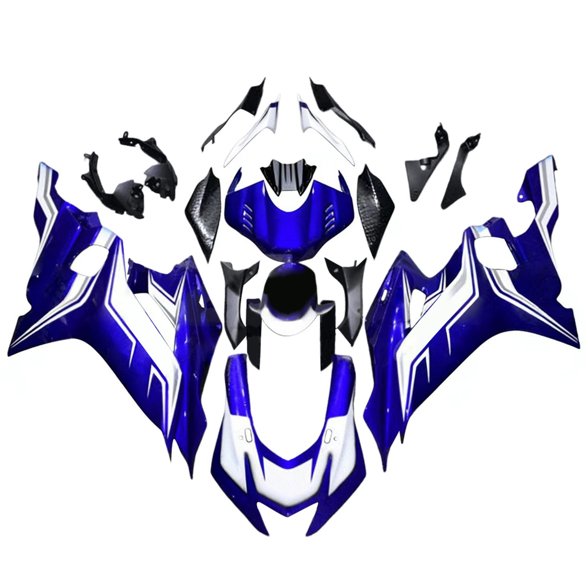 Amotopart 2017-2023 ヤマハ YZF-R6 ブルー ブラック ホワイト フェアリングキット