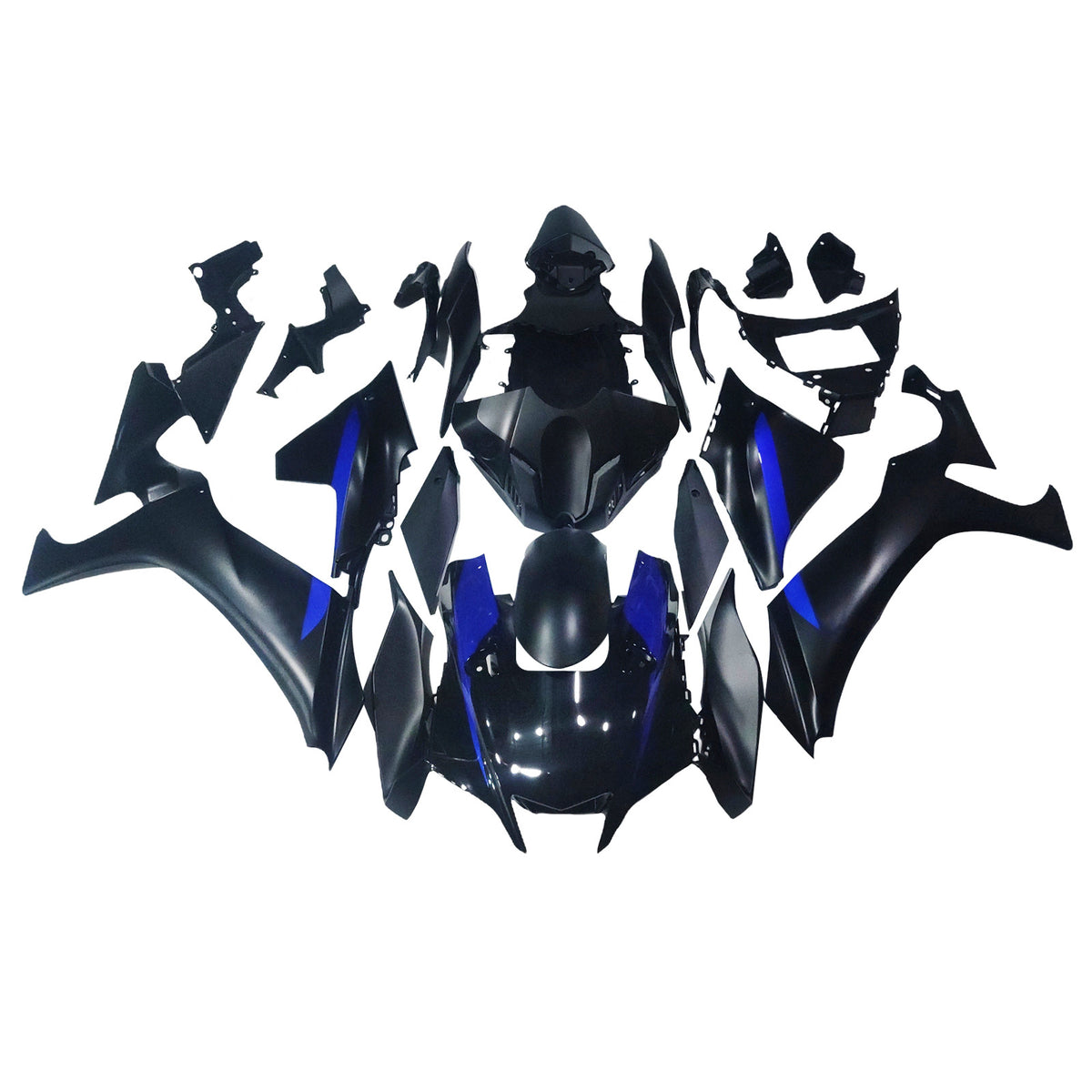 Amotopart 2020-2026 Yamaha YZF-R1 Black White Blue Fairing Kit
