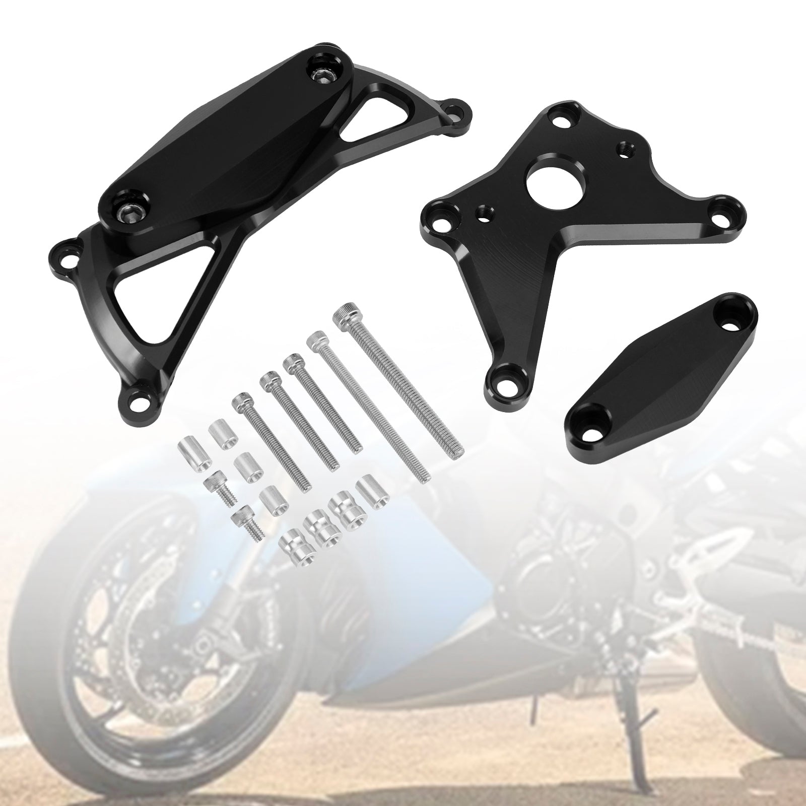 Plastic Engine Protector Covers Slider For Suzuki Gsx-S1000/Gt 21-22 Katana Titanium