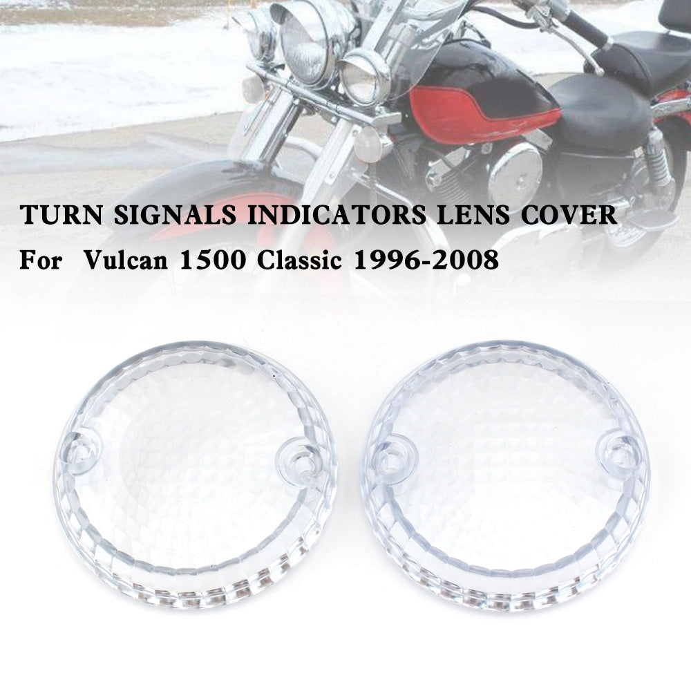 Turn Signals Indicators Lens Cover For Yamaha Kawasaki Vulcan 1500 VN