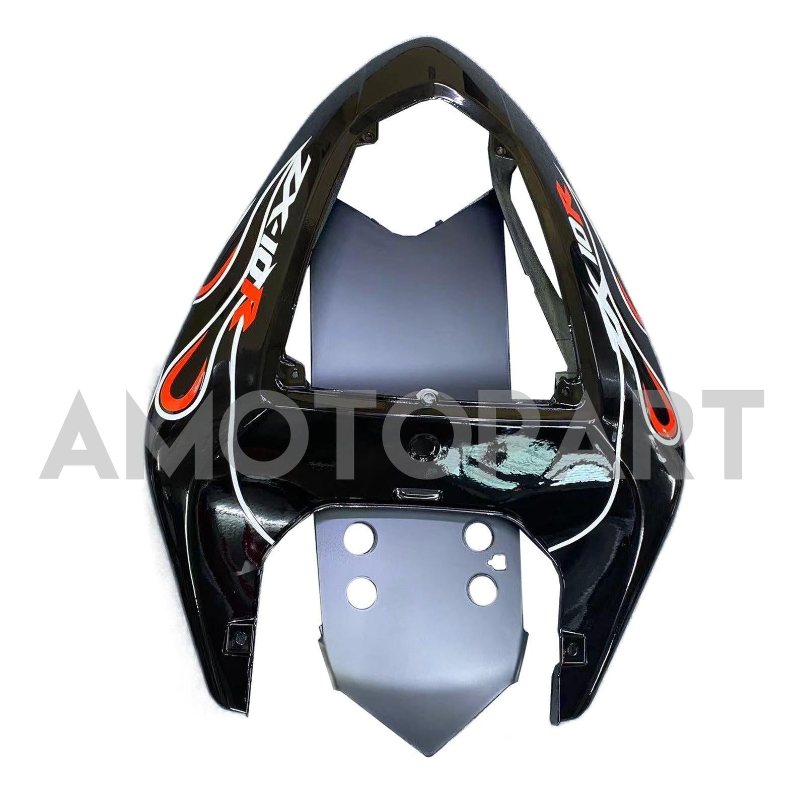 Amotopart 2006-2007 Kawasaki ZX10R Black Orange Fairing Kit