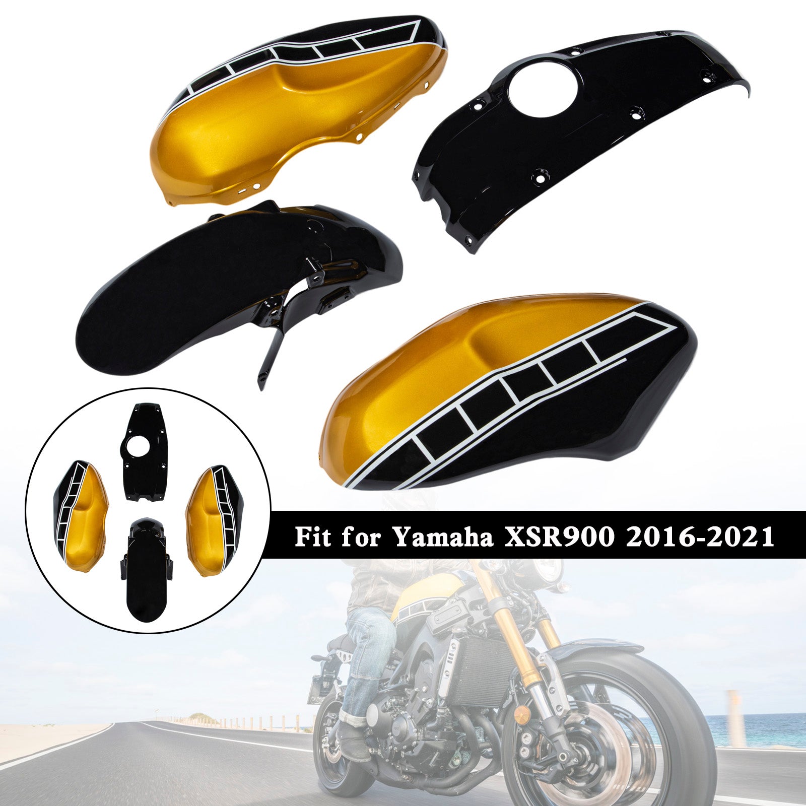 Amotopart 2016–2021 Yamaha XSR900 Verkleidungsset