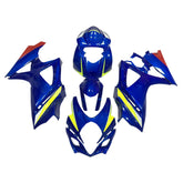 Amotopart 2007-2008 K7 GSXR1000 Suzuki blu con accenti gialli carenatura