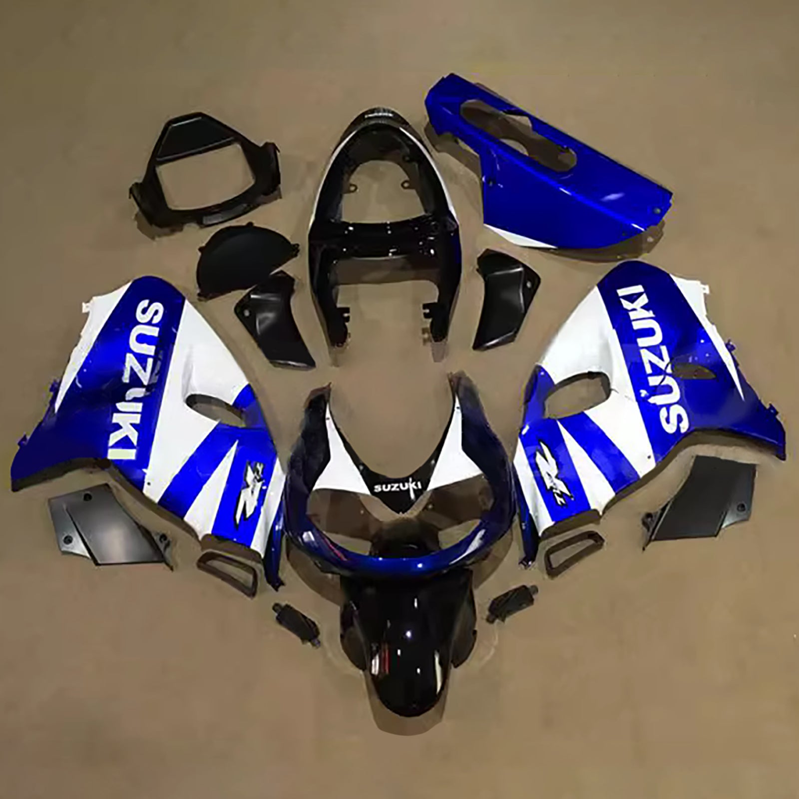 Amotopart 1998-2003 Suzuki TL1000R Blue White Fairing Kit
