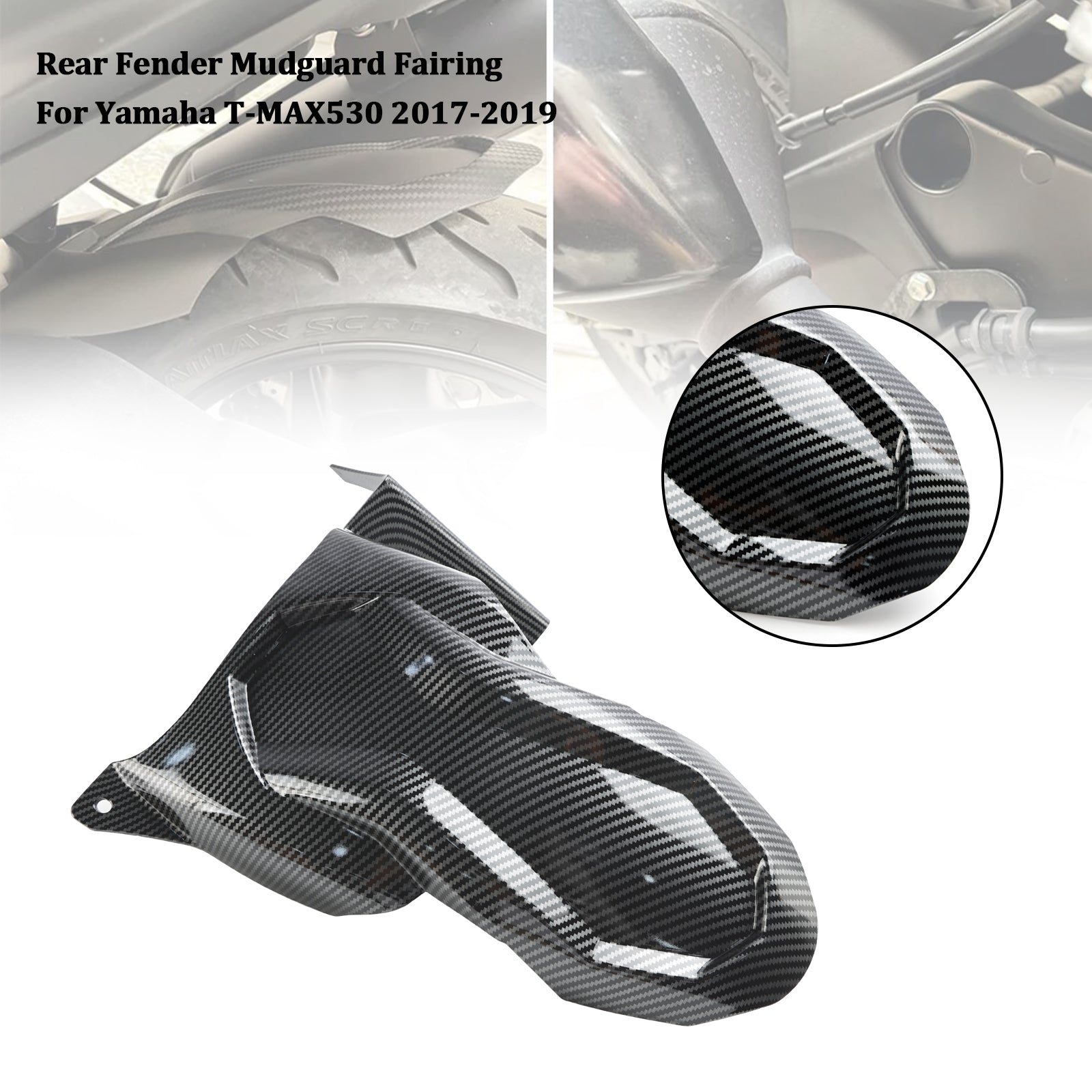 20-23 Yamaha T-MAX 530 17-19 T-MAX 560 Kotflügel hinten Kotflügelverkleidung