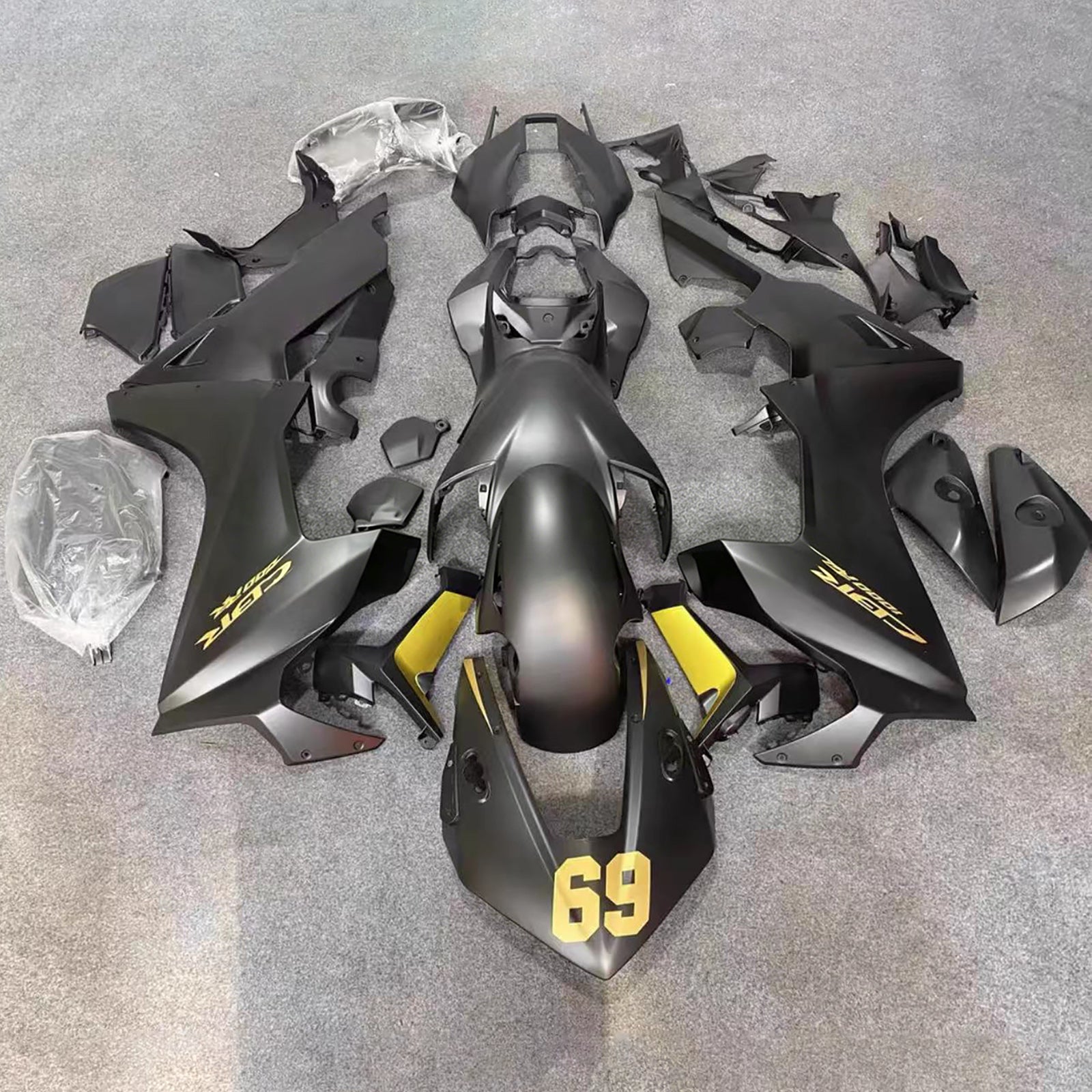 Amotopart 2017-2026 Honda CBR1000RR Black Fairing Kit