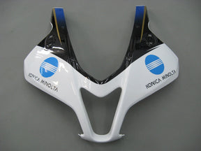 Amotopart 2007–2008 Honda CBR600RR Verkleidungsset in Weiß und Blau