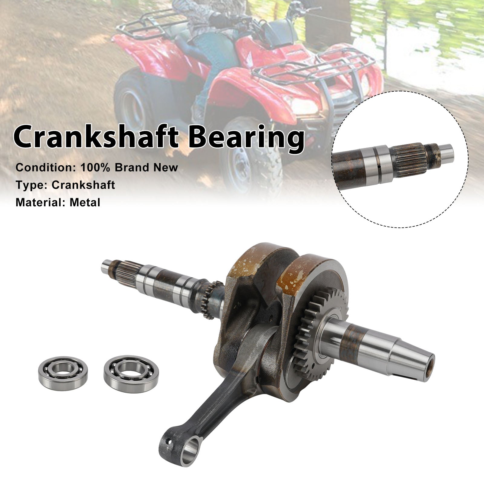 Honda Rancher TRX420 Foreman TRX500 520 Kurbelwellenlager 13000-HR3-A40