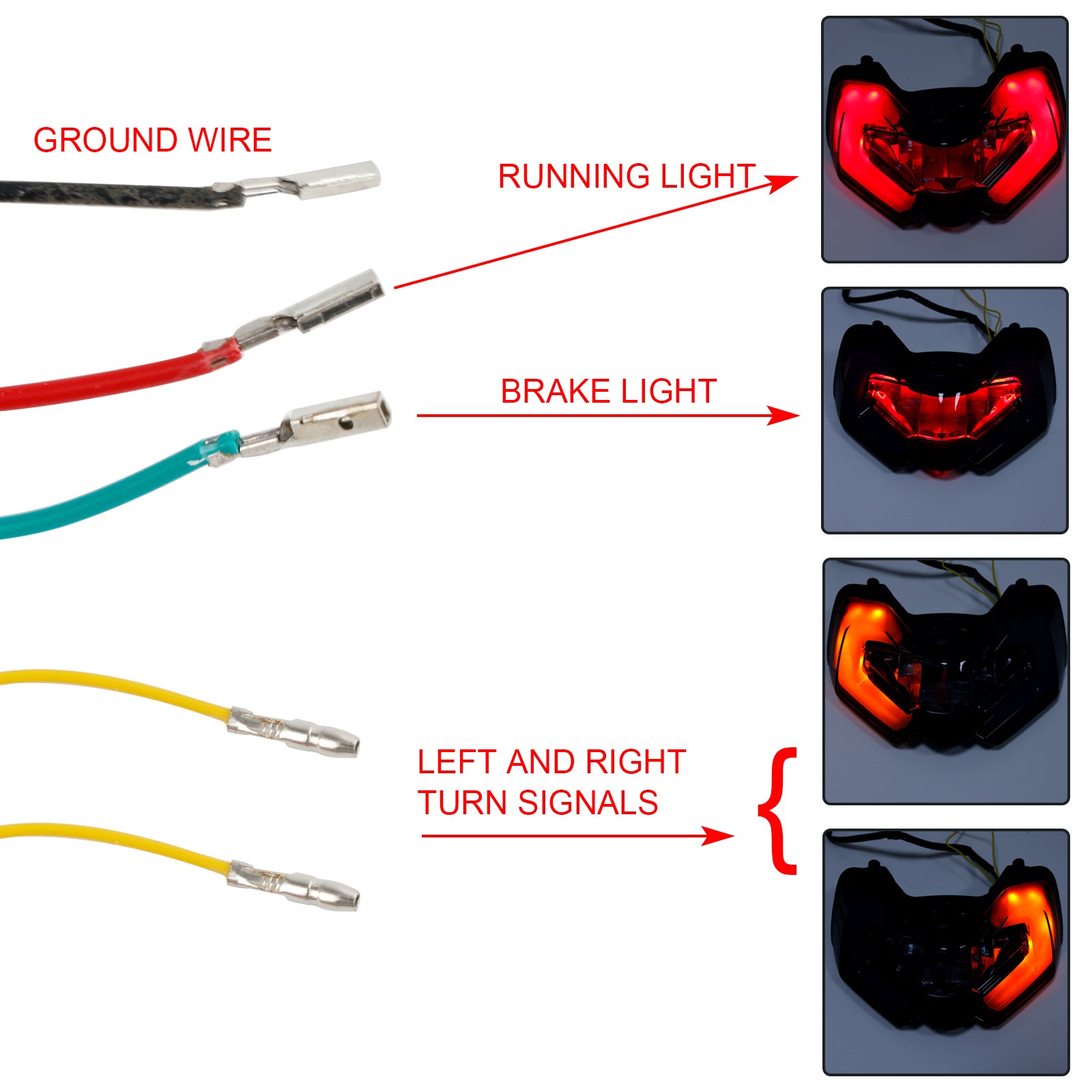 Tail Light Integrated Turn Signals For DUCATI Multistrada V4S V4 110 21-23